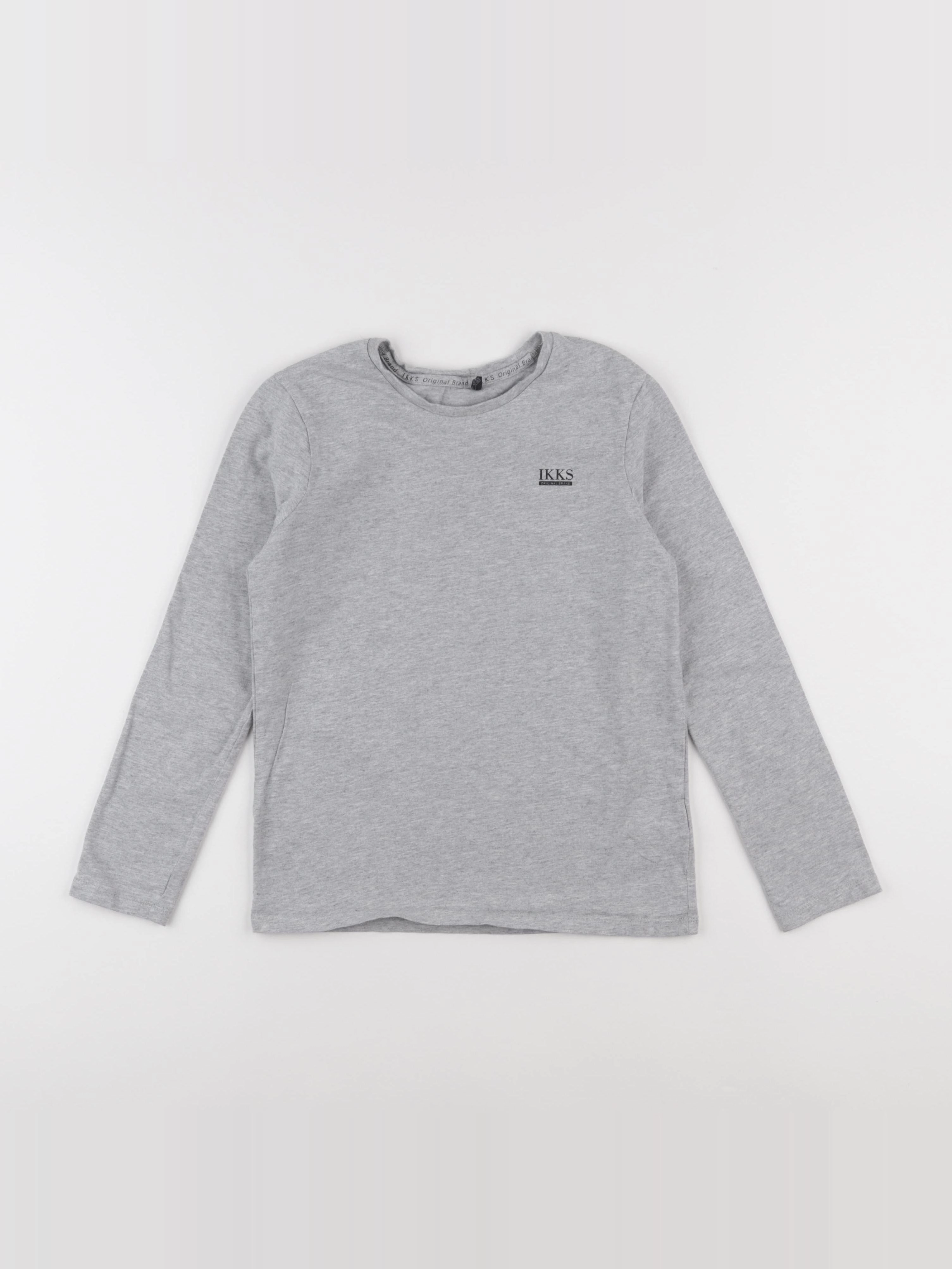 IKKS - tee-shirt gris - 10 ans