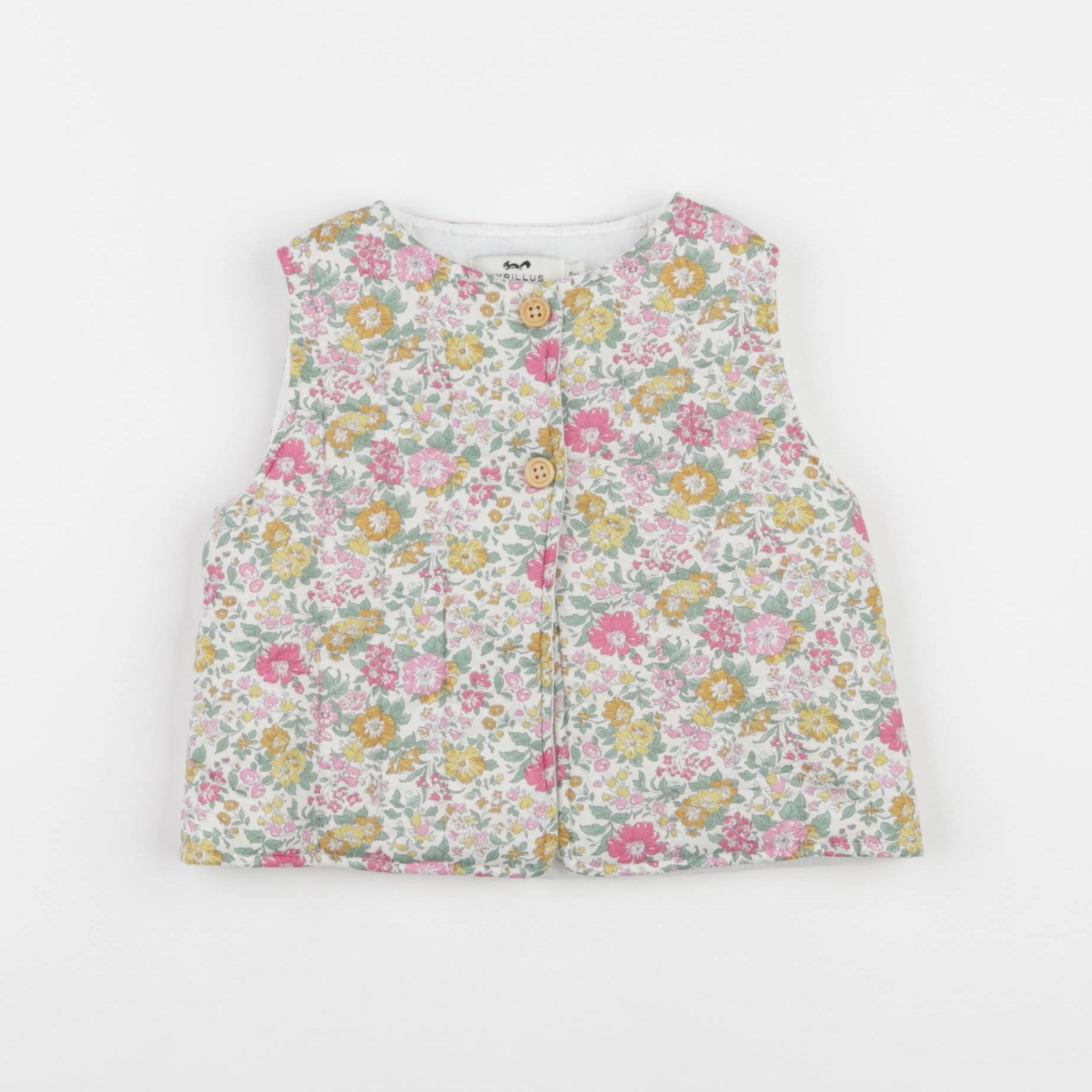 Cyrillus - gilet multicolore - 6 mois