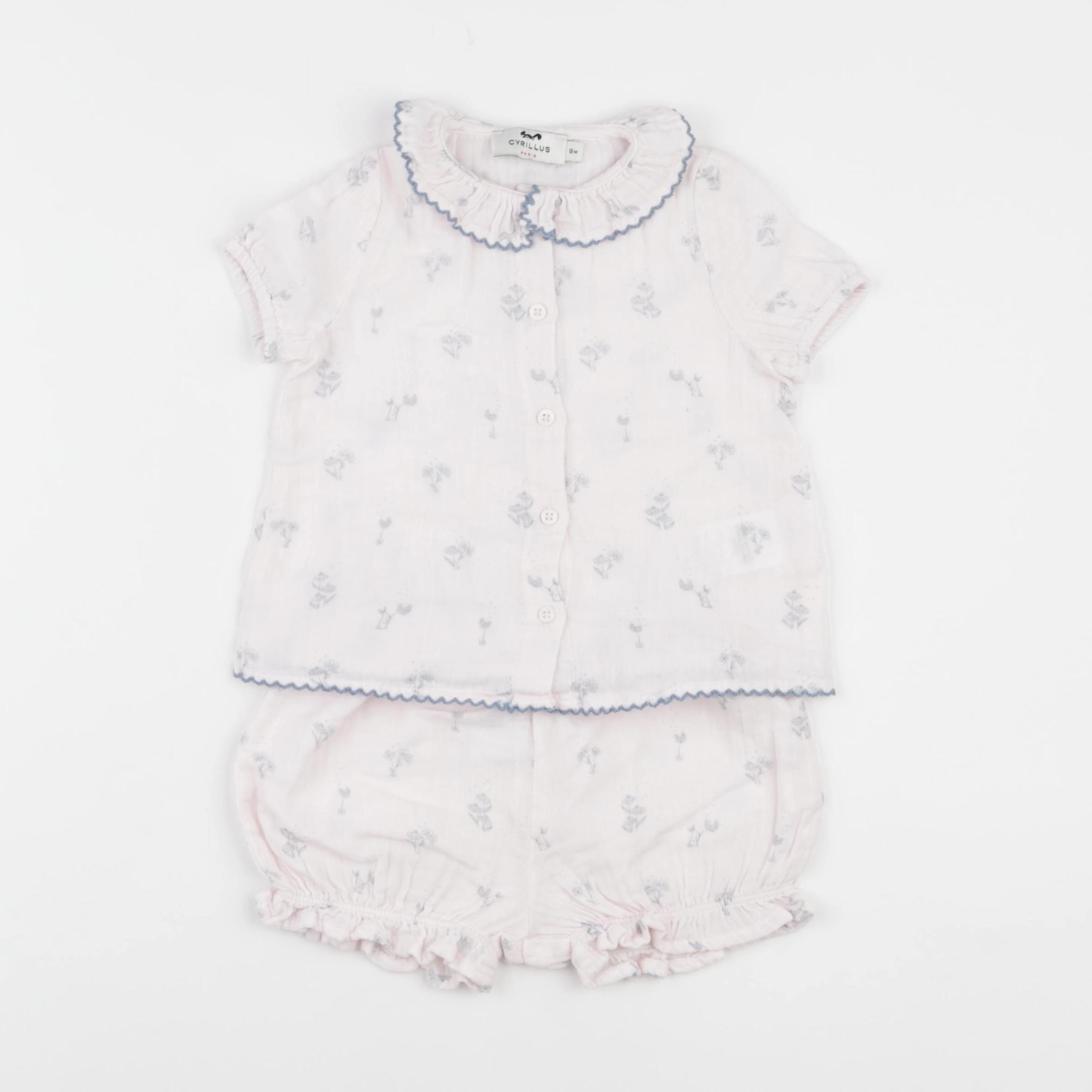 Cyrillus - ensemble rose - 9 mois