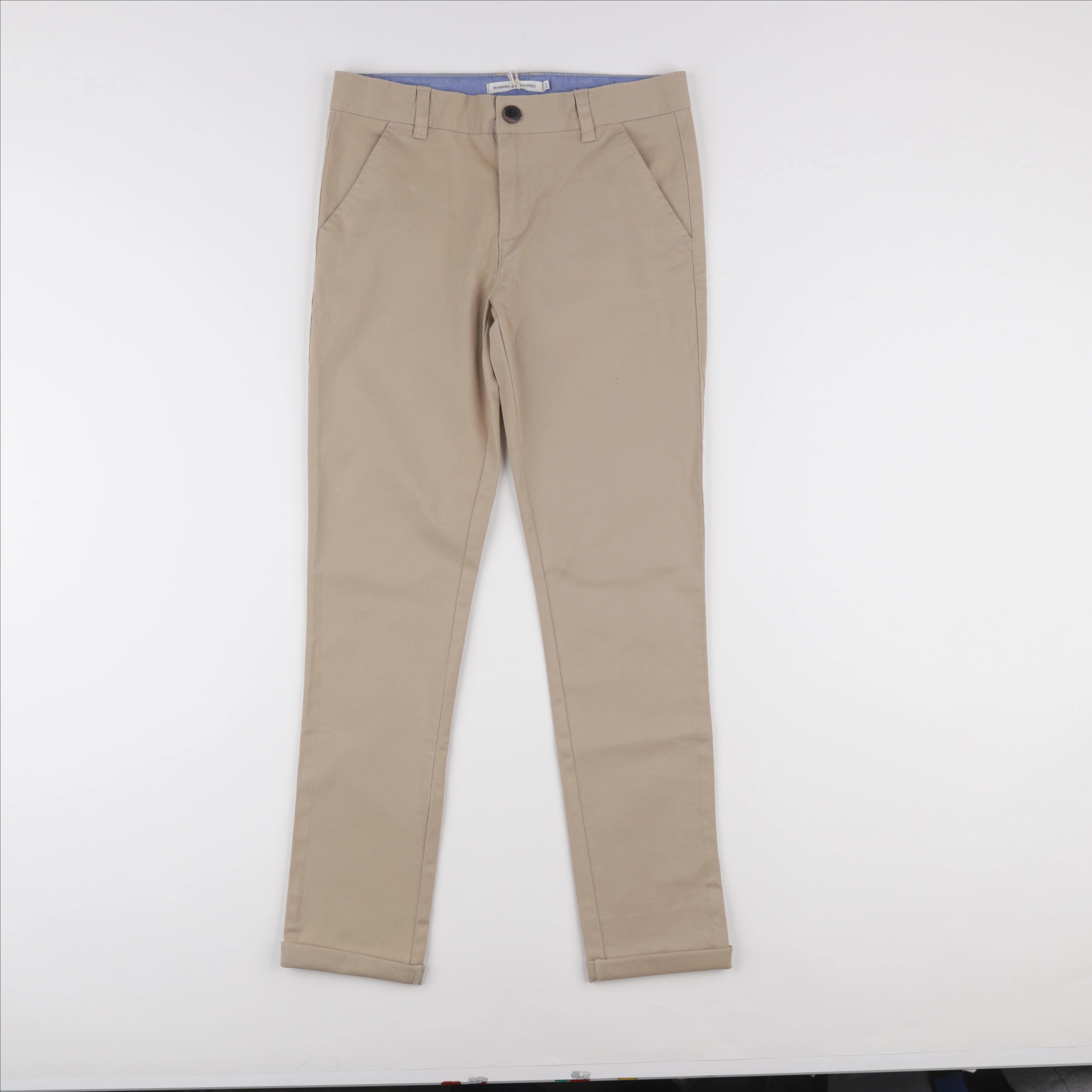 Monoprix - pantalon beige - 12 ans