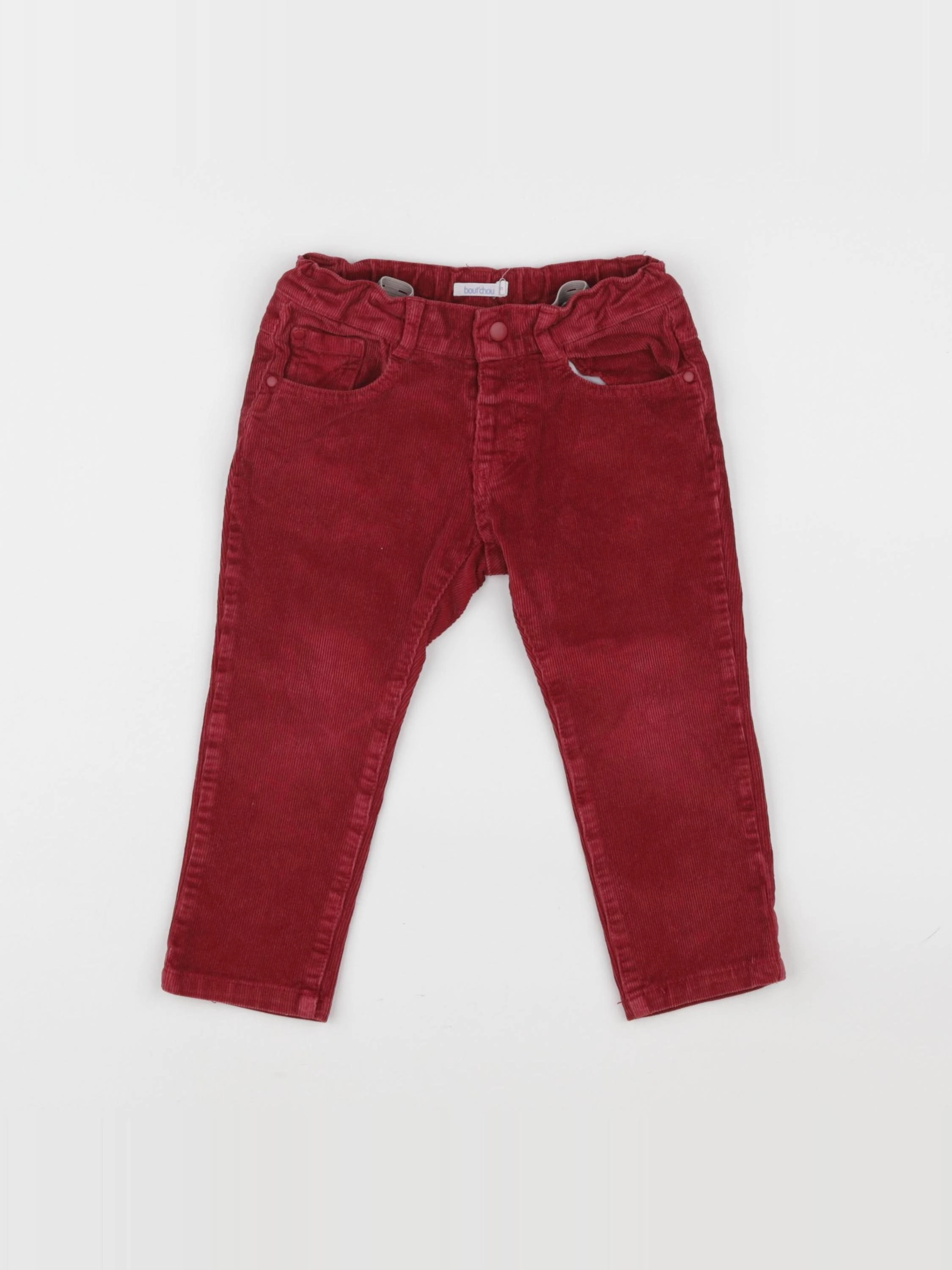Boutchou - pantalon rouge - 24 mois