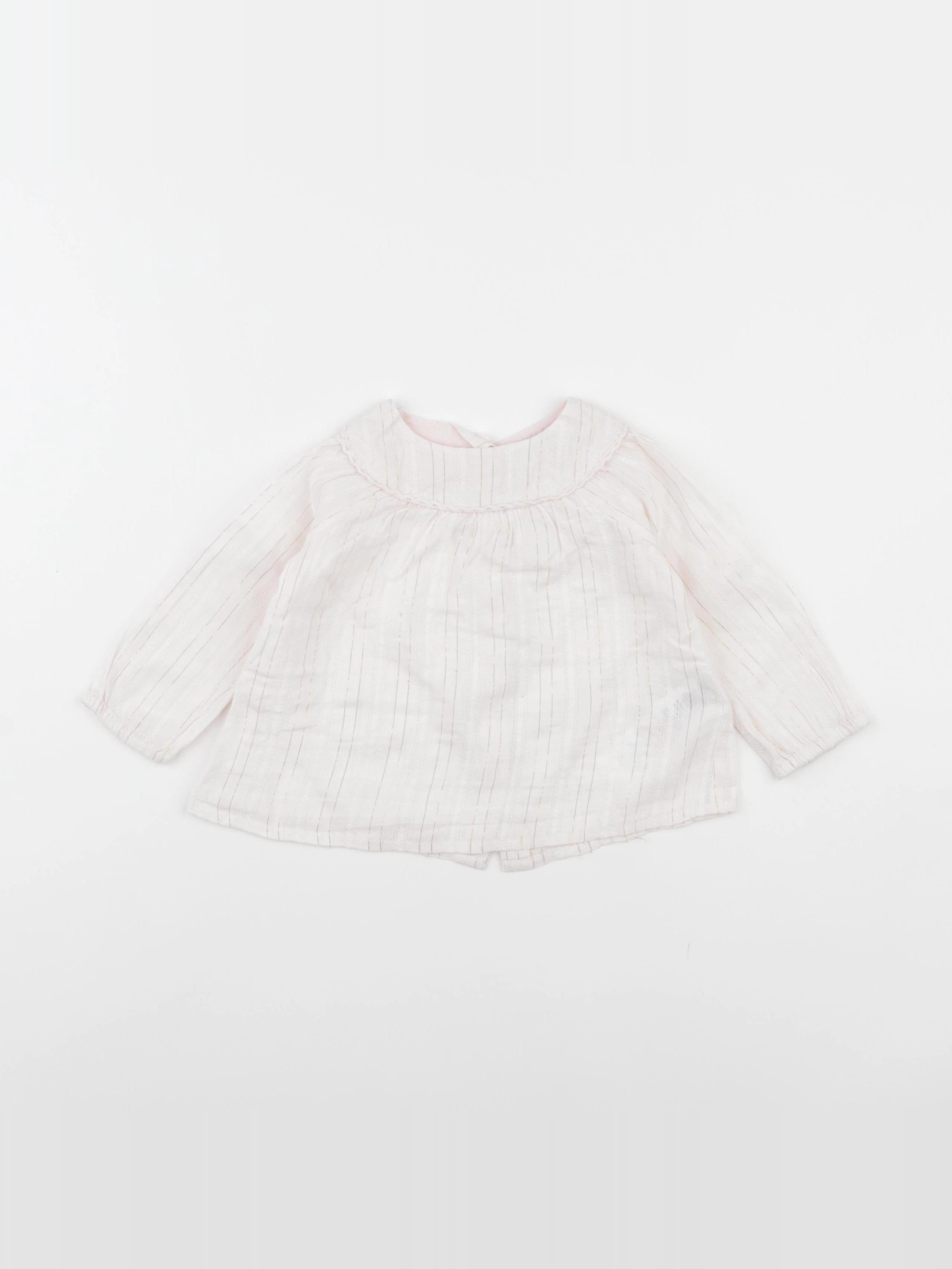 Cyrillus - blouse or, rose - 9 mois