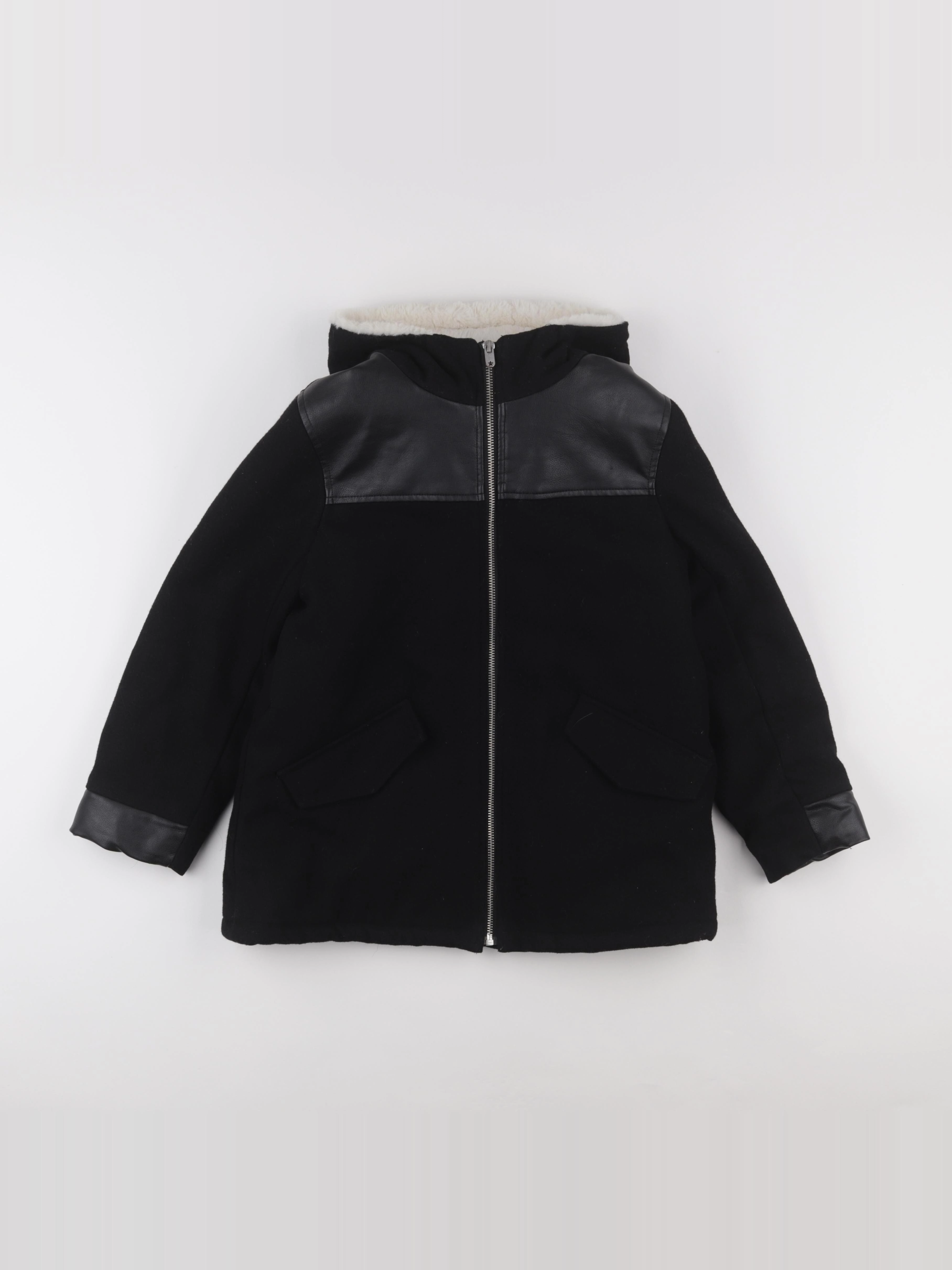 IKKS - manteau noir - 10 ans