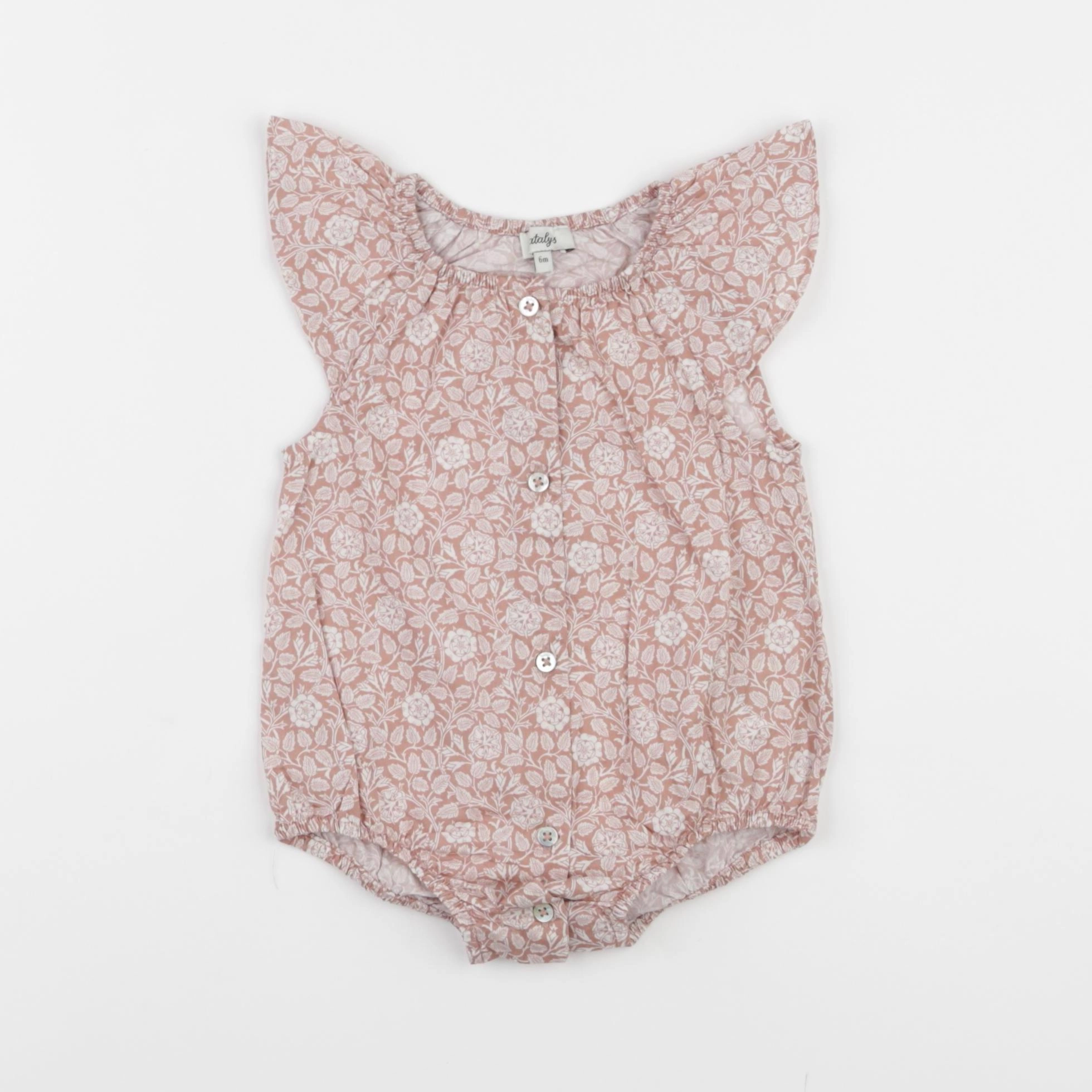 Natalys - combinaison rose - 6 mois