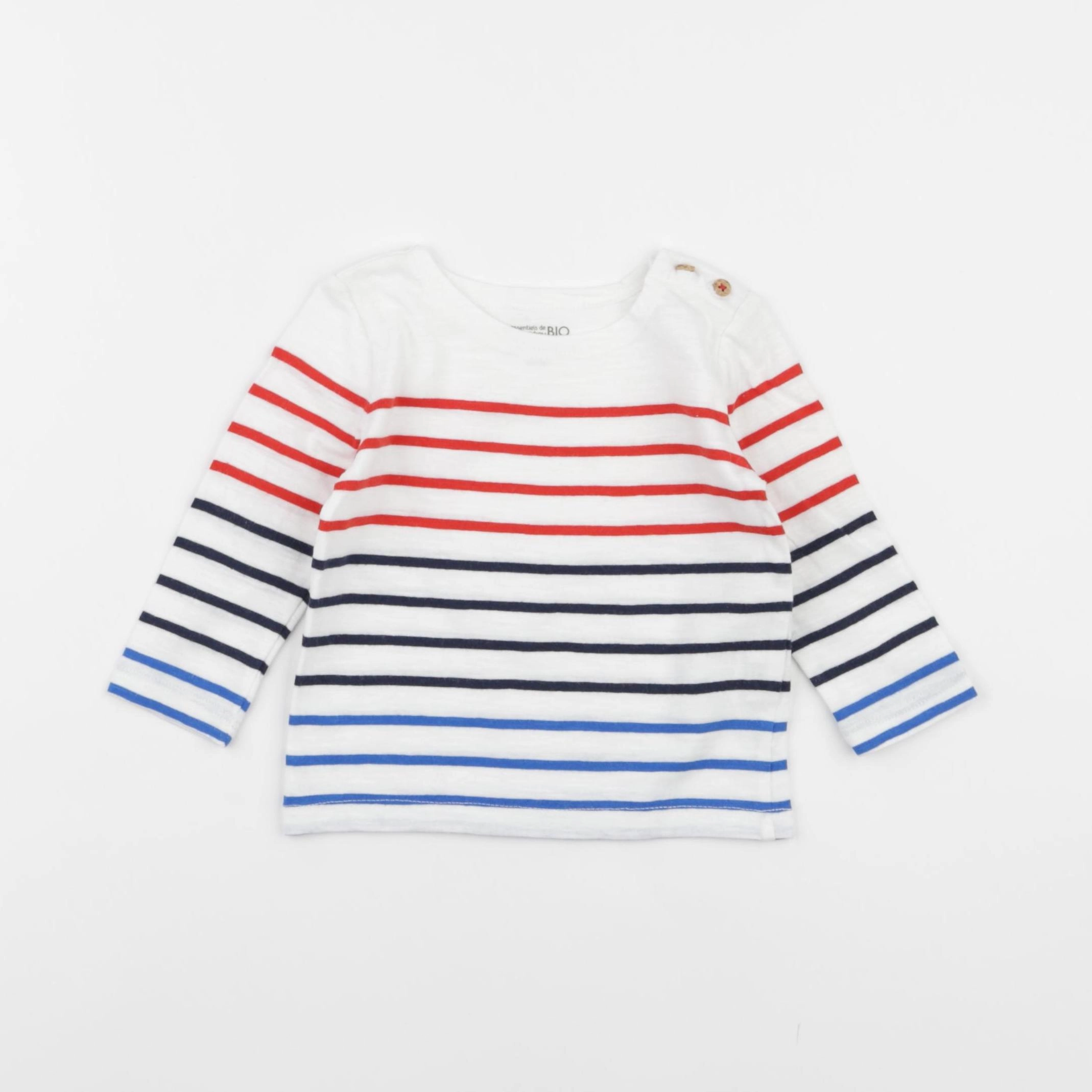 Boutchou - tee-shirt multicolore - 6 mois