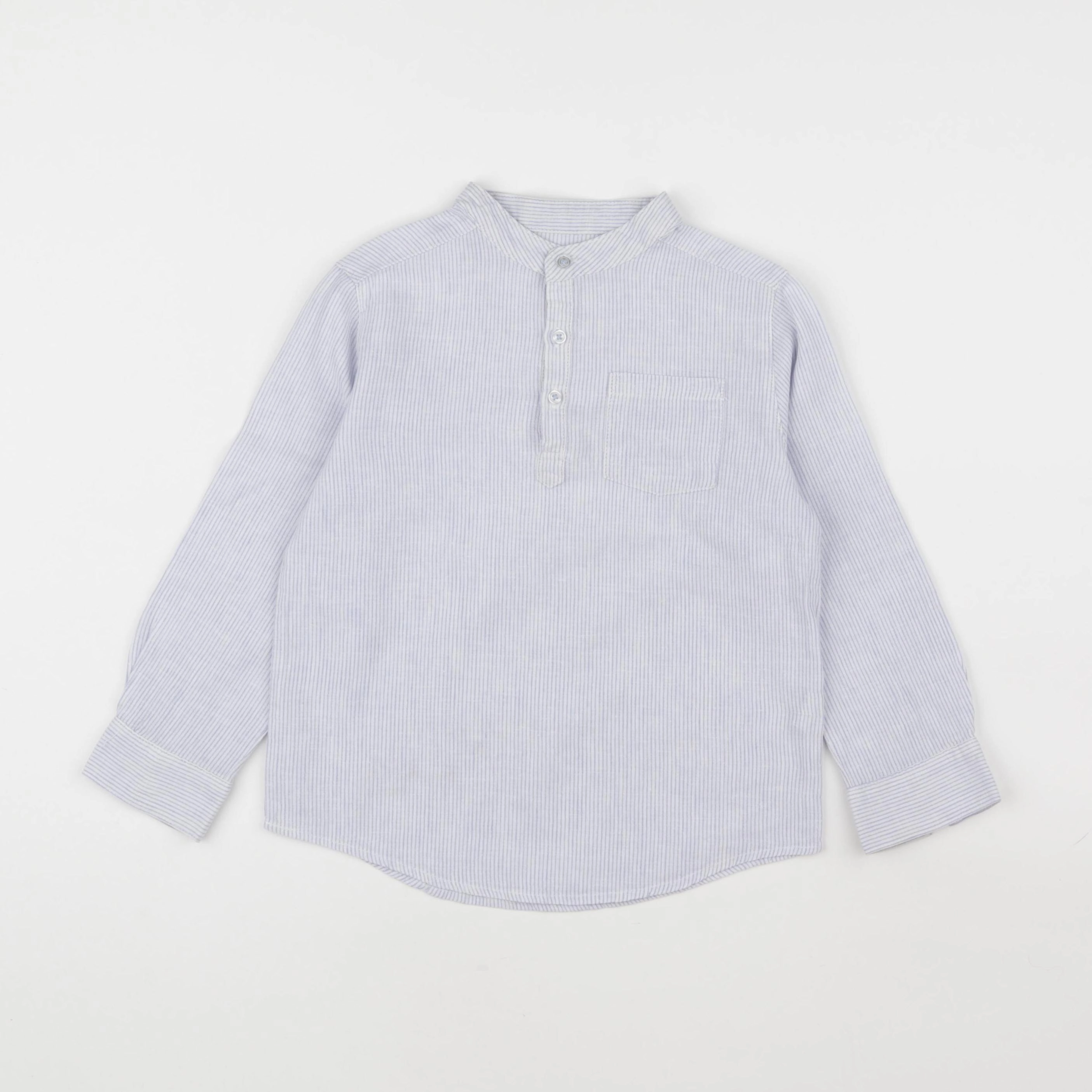 Monoprix - chemise bleu - 4 ans