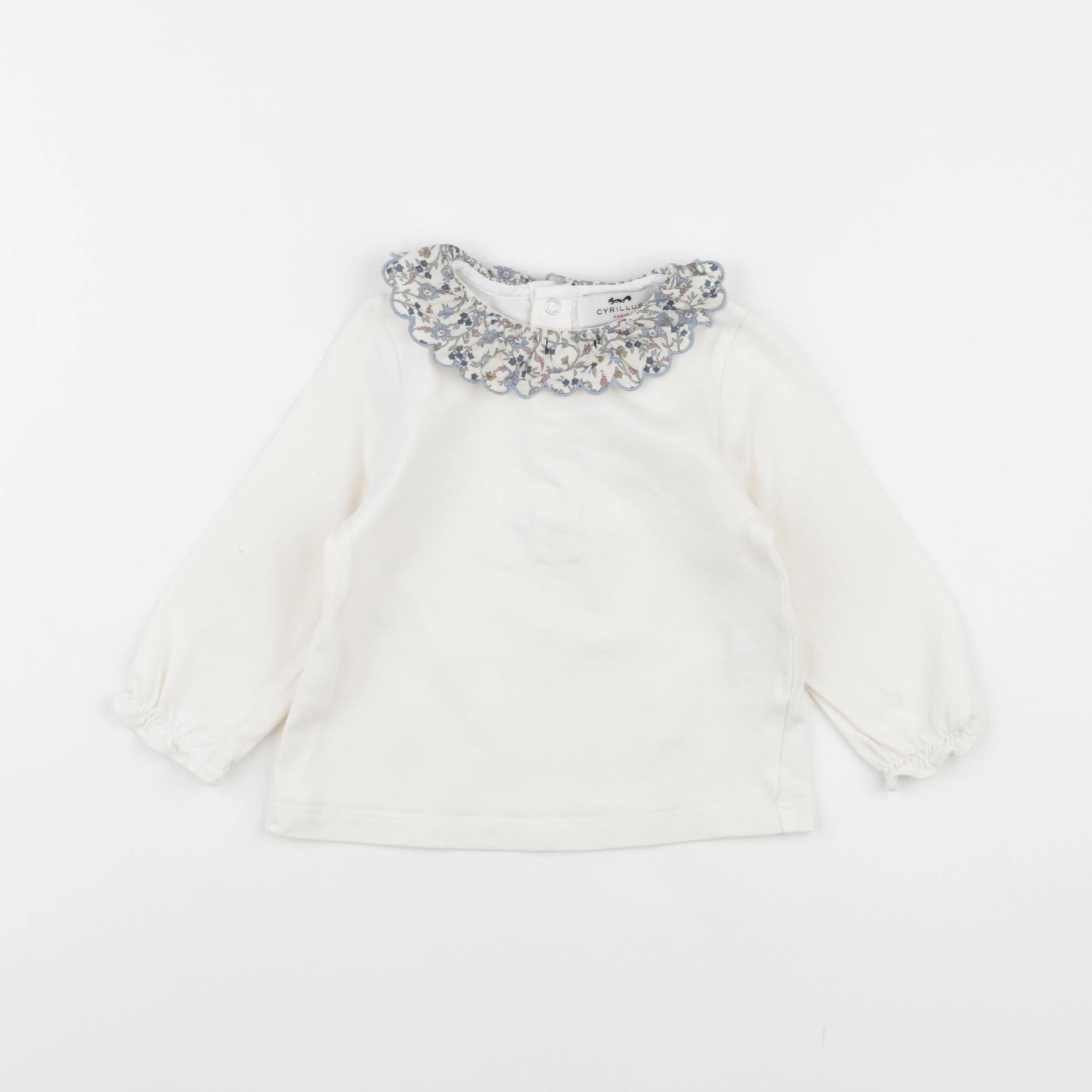 Cyrillus - tee-shirt blanc - 12 mois