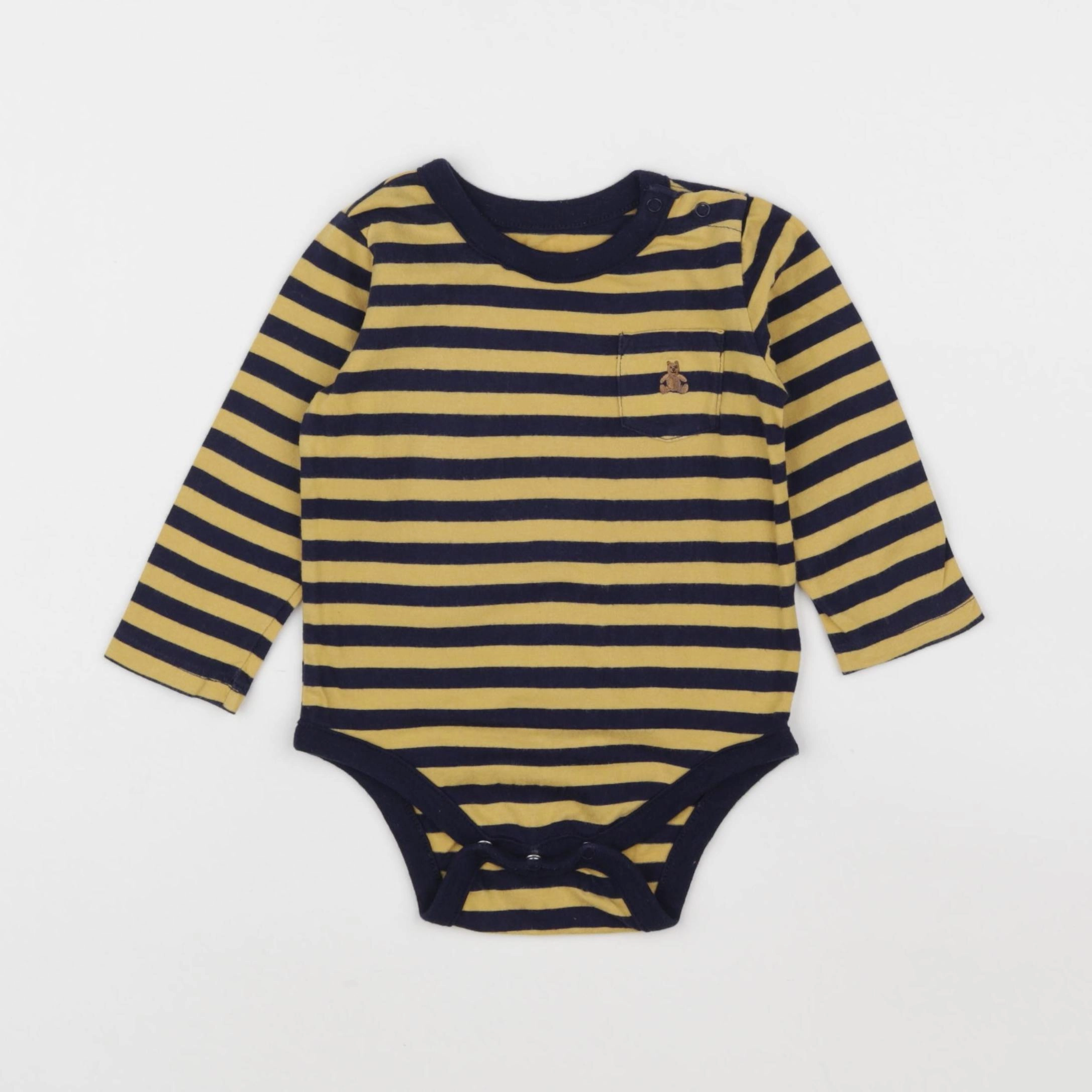 GAP - body jaune - 6/12 mois