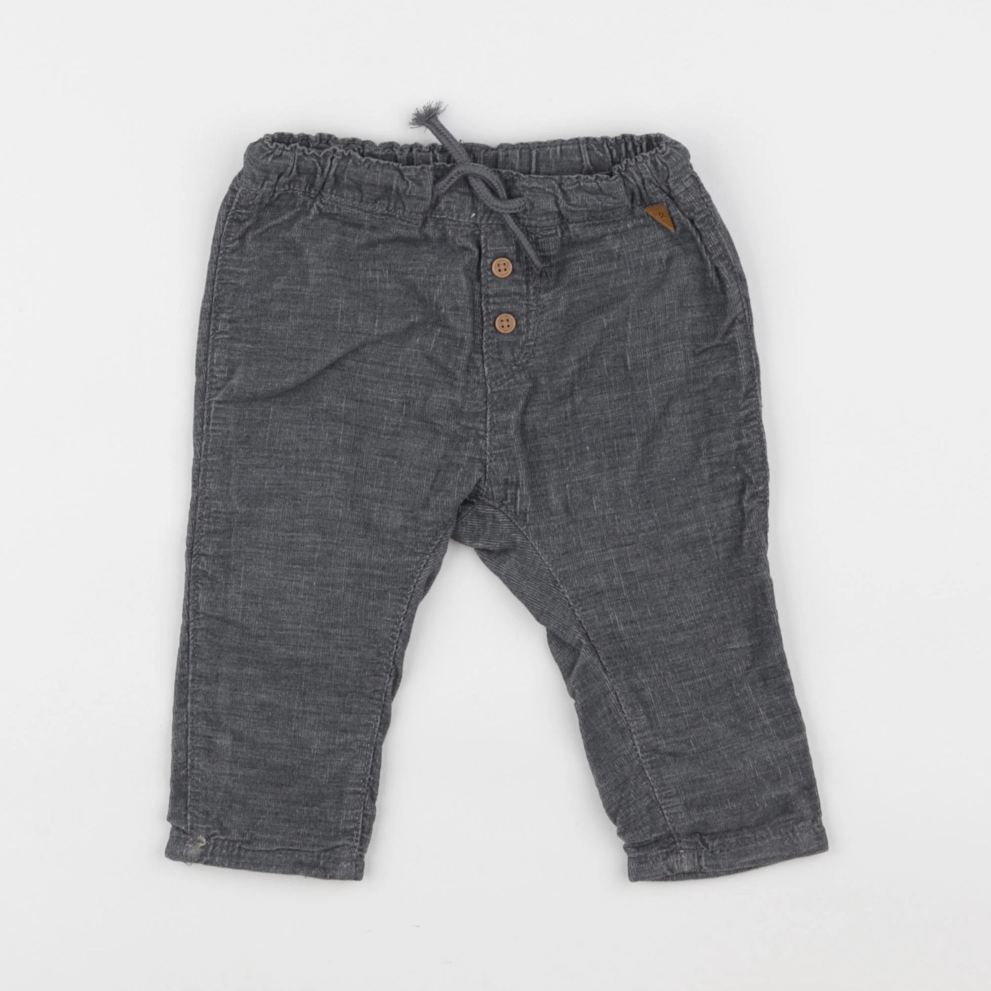 H&M - pantalon gris - 6/9 mois