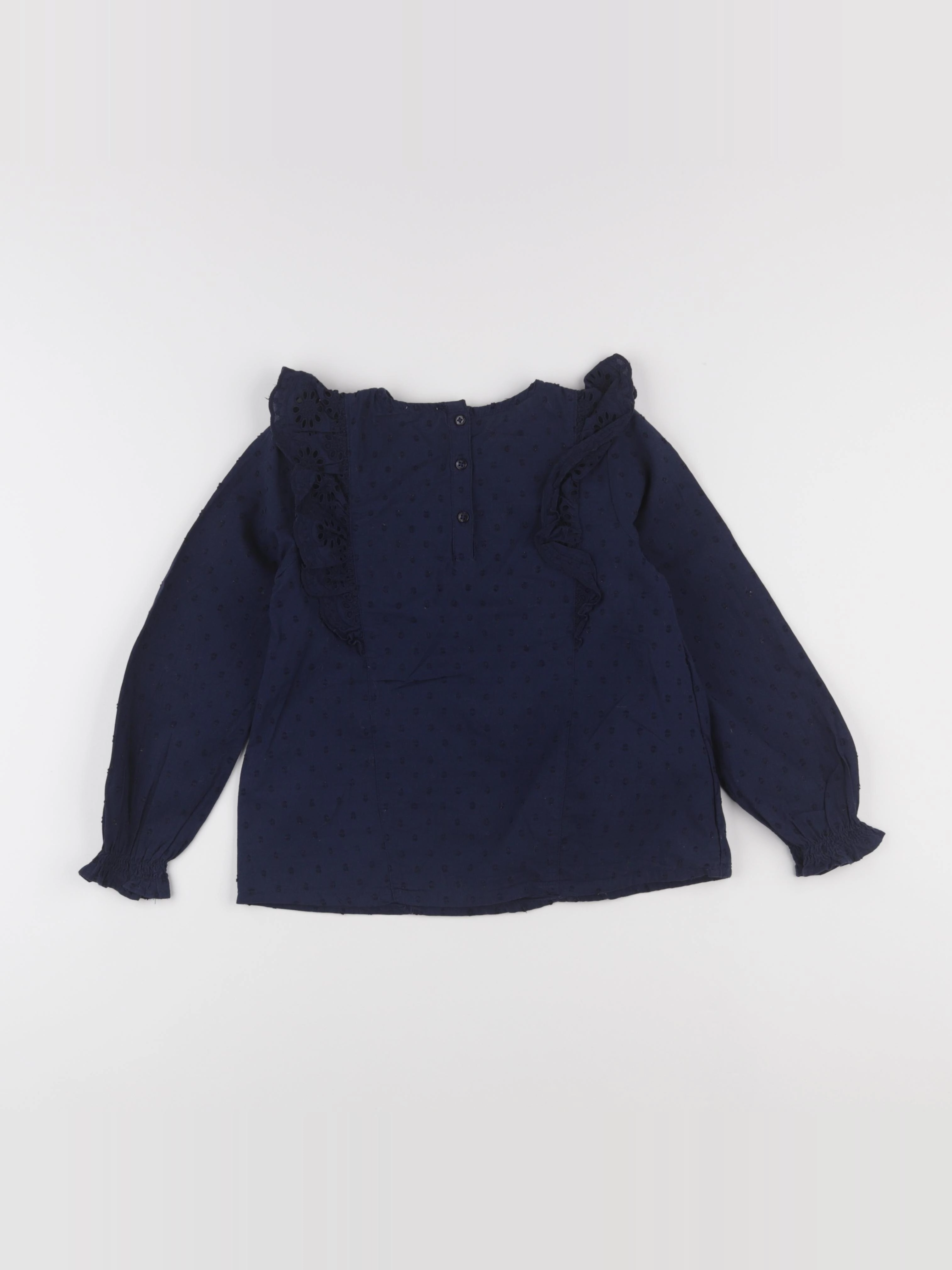 Vertbaudet - blouse bleu - 7 ans