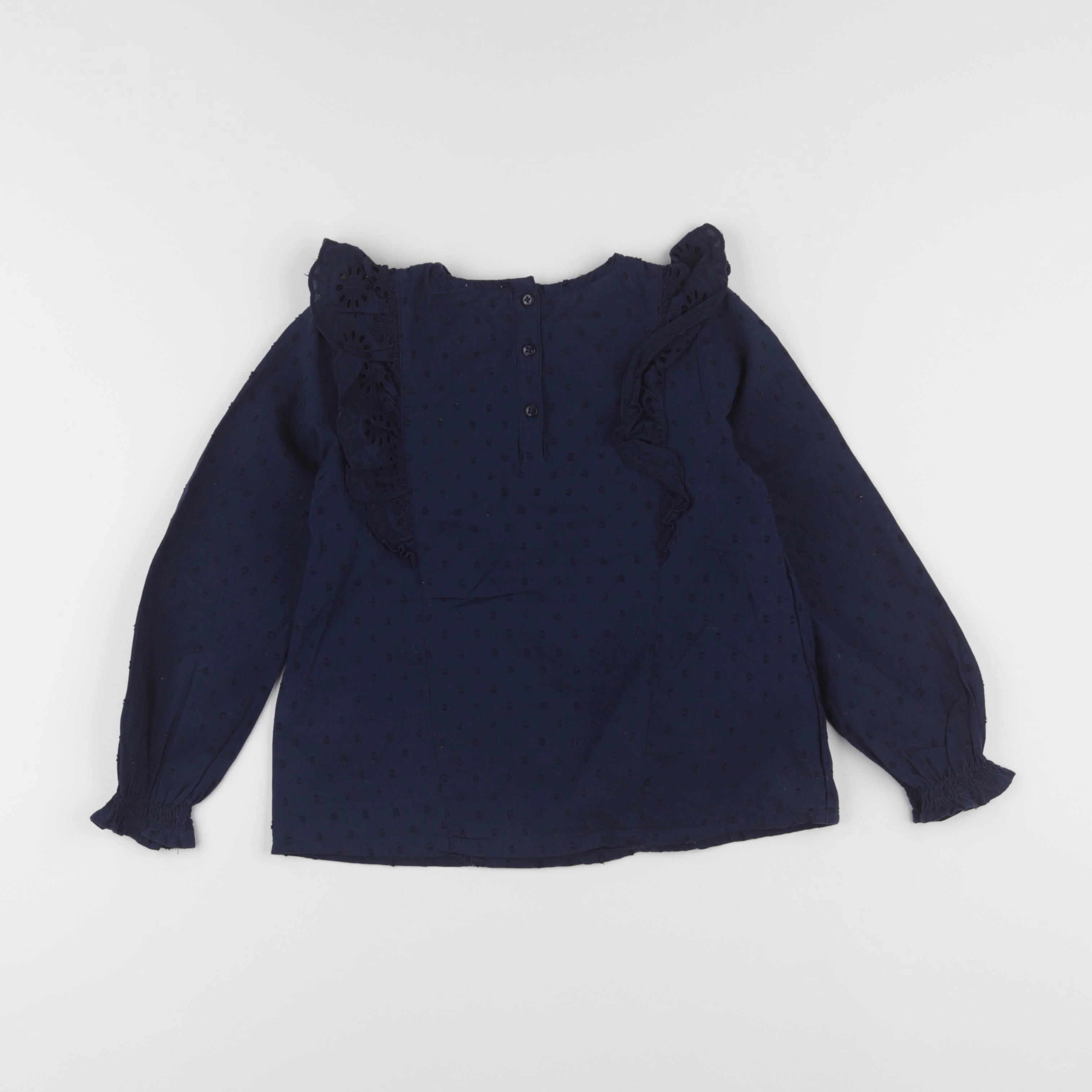 Vertbaudet - blouse bleu - 7 ans