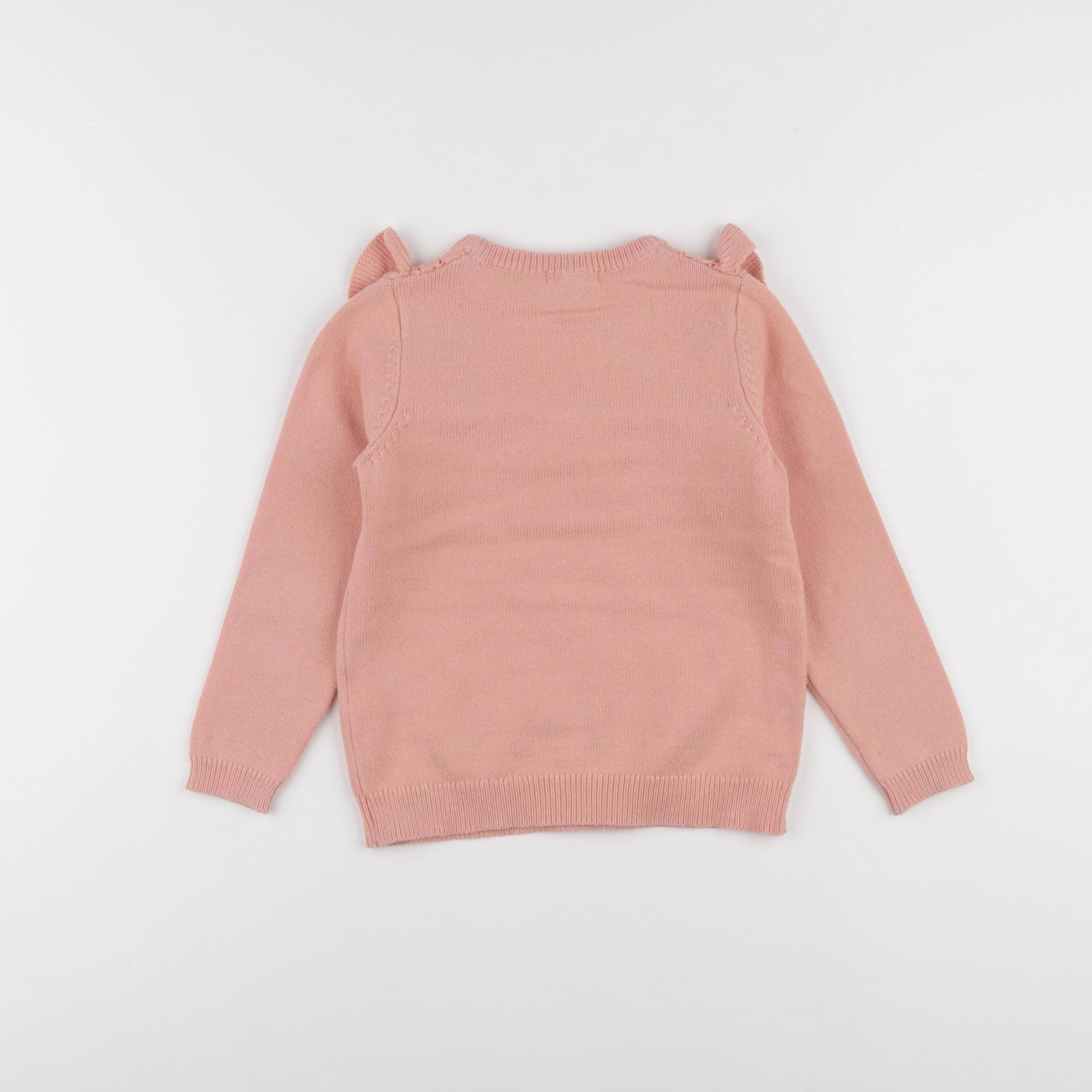 Vertbaudet - pull orange - 6 ans