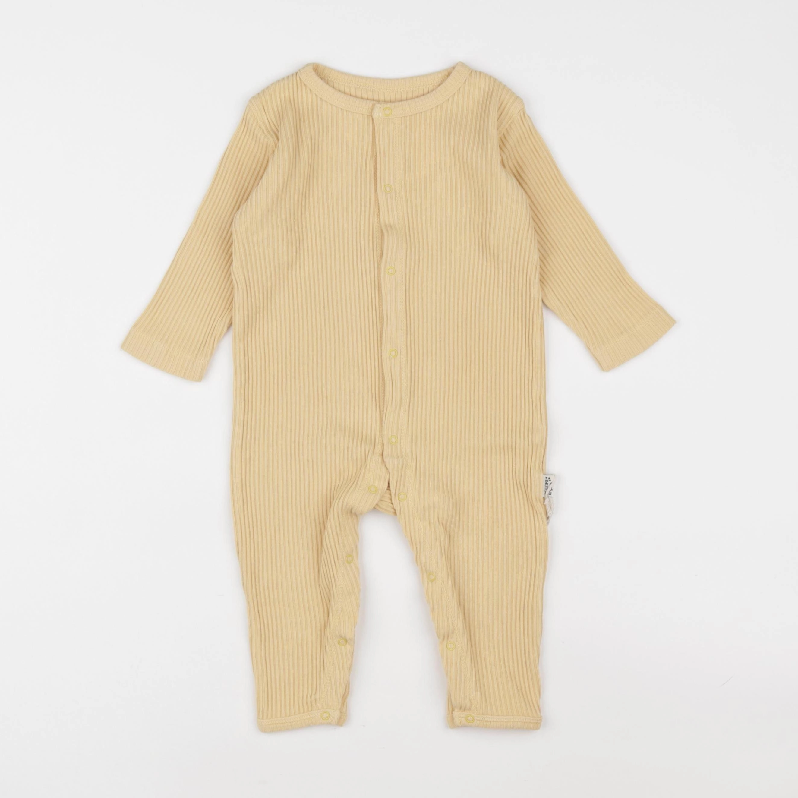 Poudre Organic - pyjama coton jaune - 6 mois