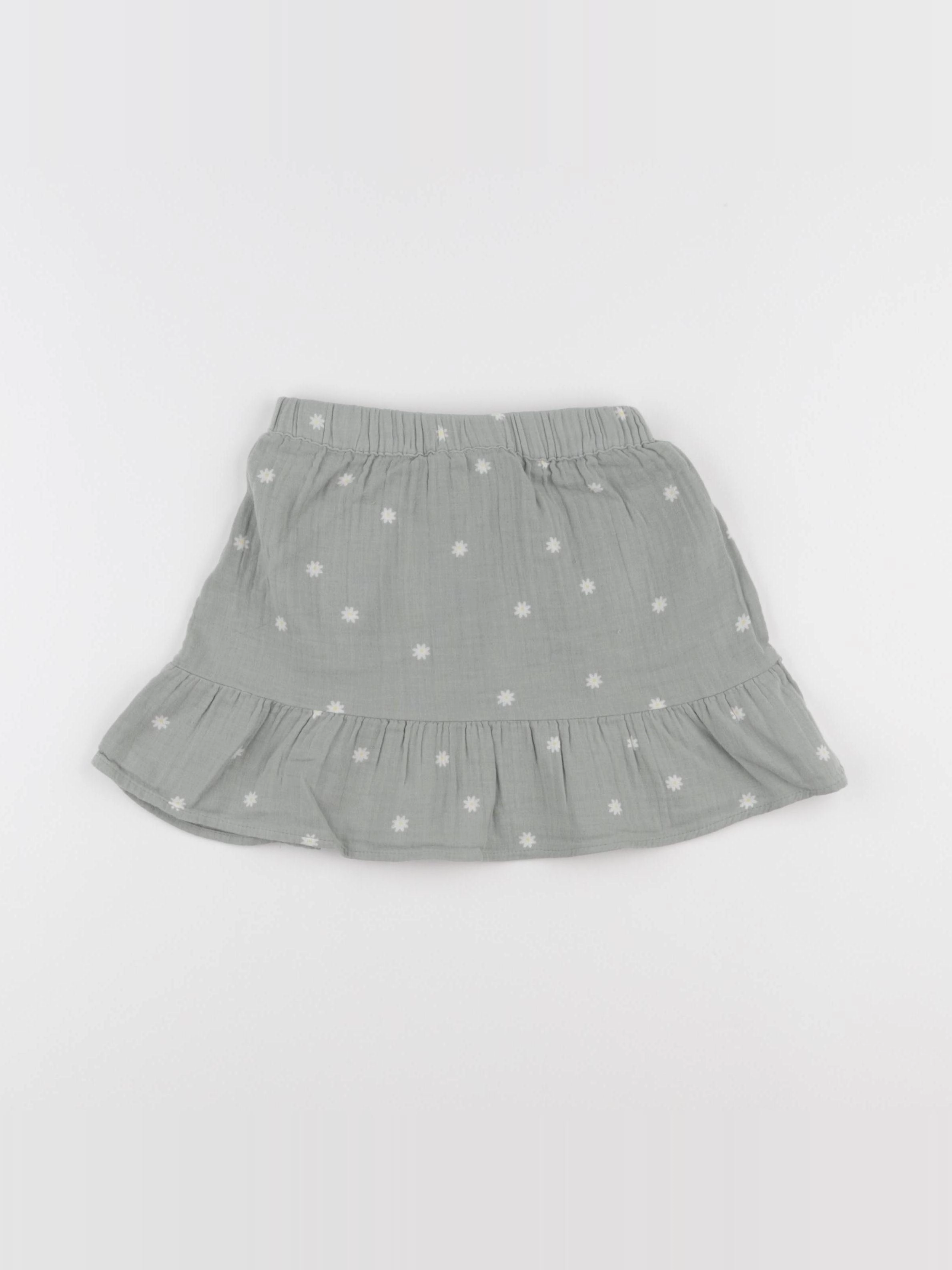 Vertbaudet - jupe vert - 6 ans