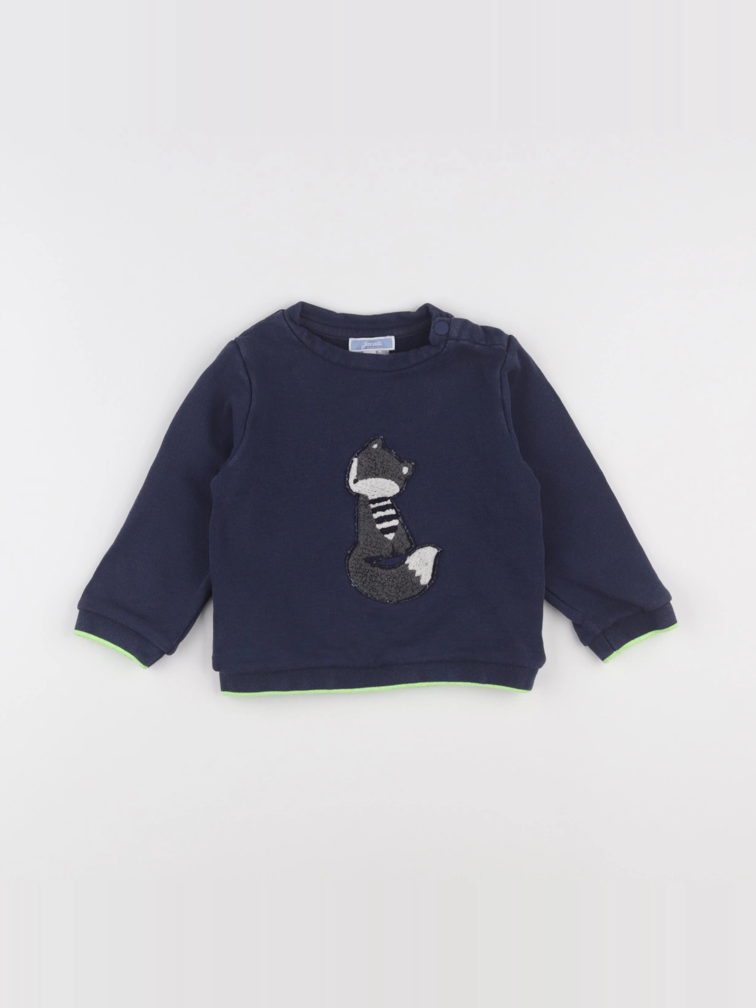 Jacadi - sweat bleu - 24 mois