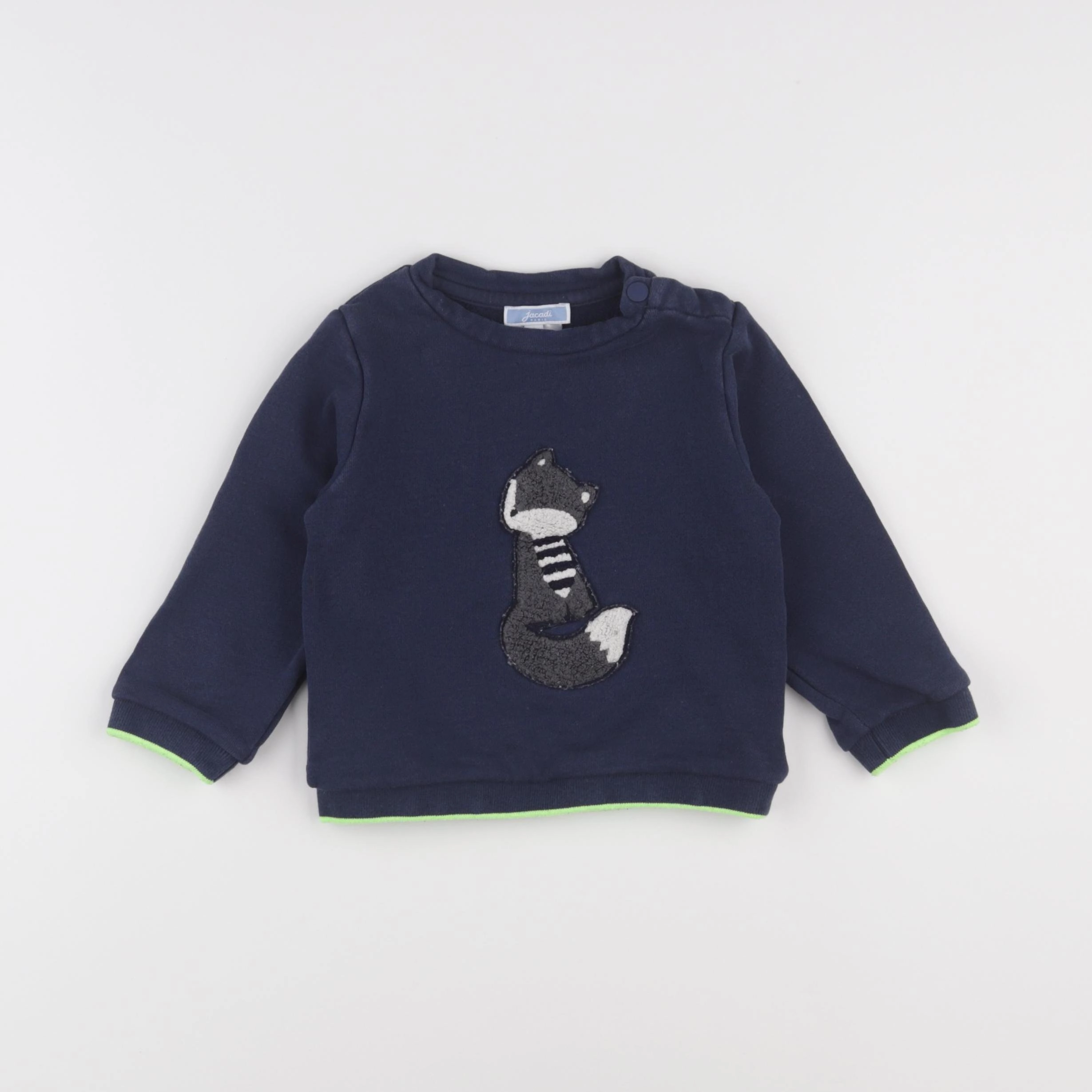 Jacadi - sweat bleu - 24 mois