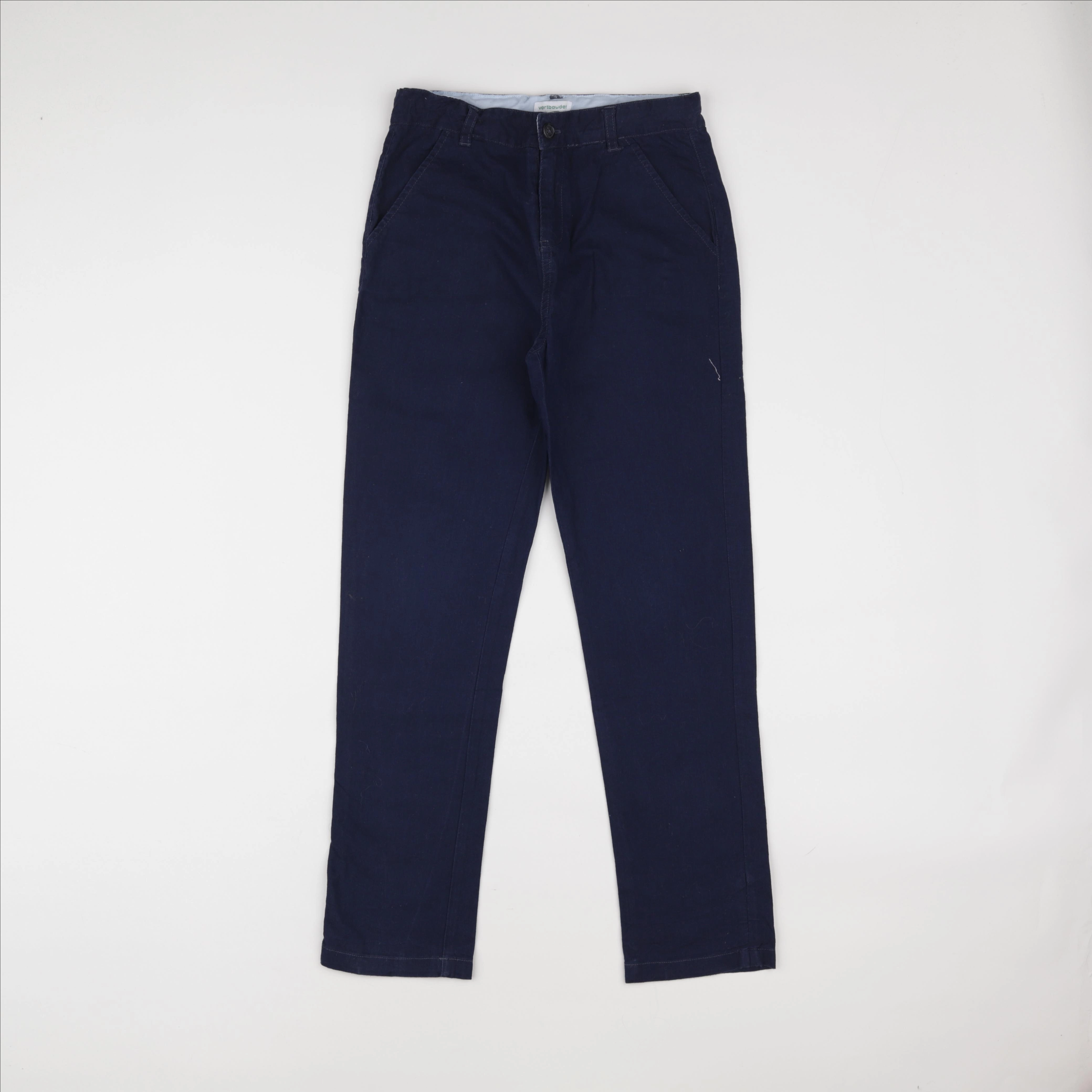 Vertbaudet - pantalon bleu - 10 ans