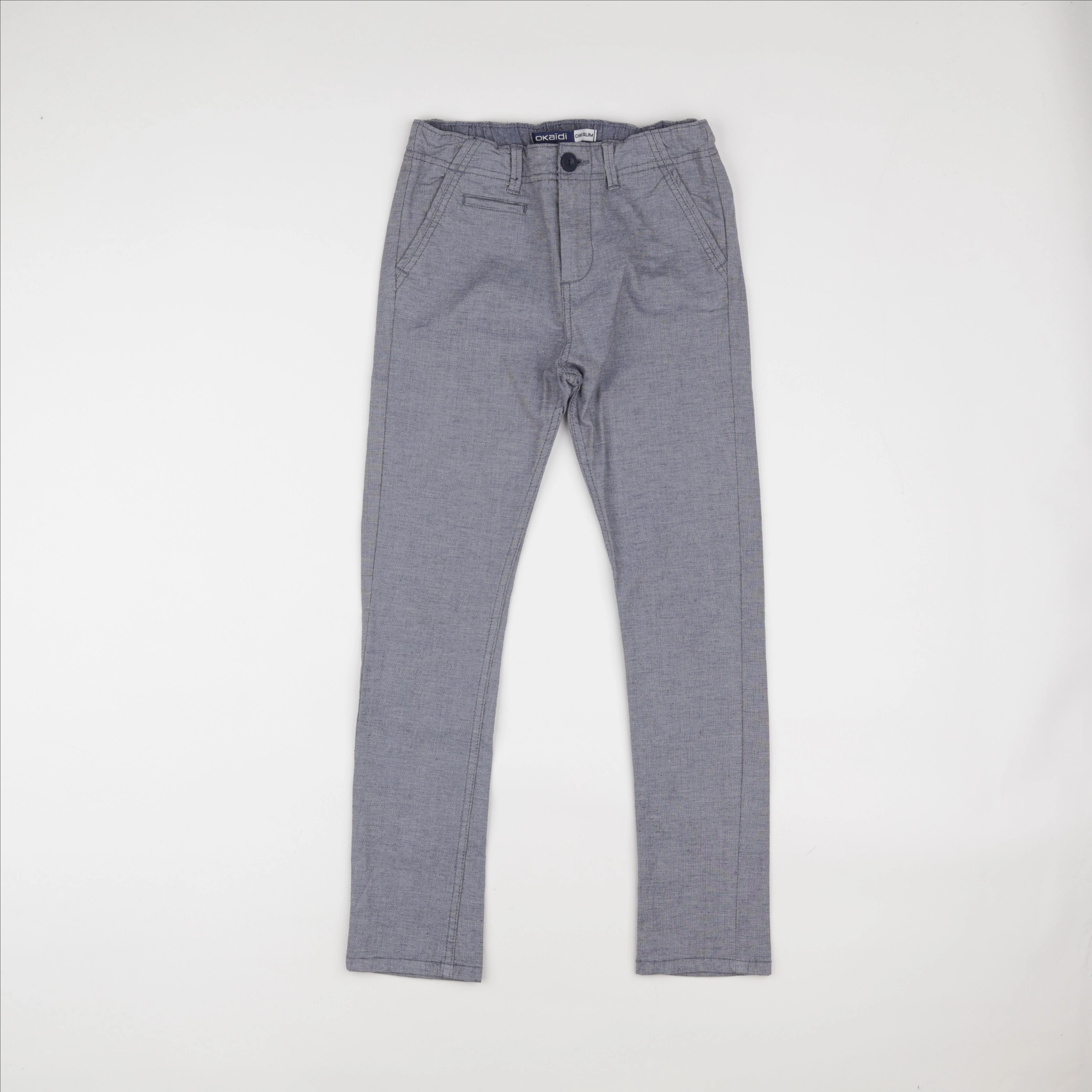 Okaidi - pantalon gris - 10 ans