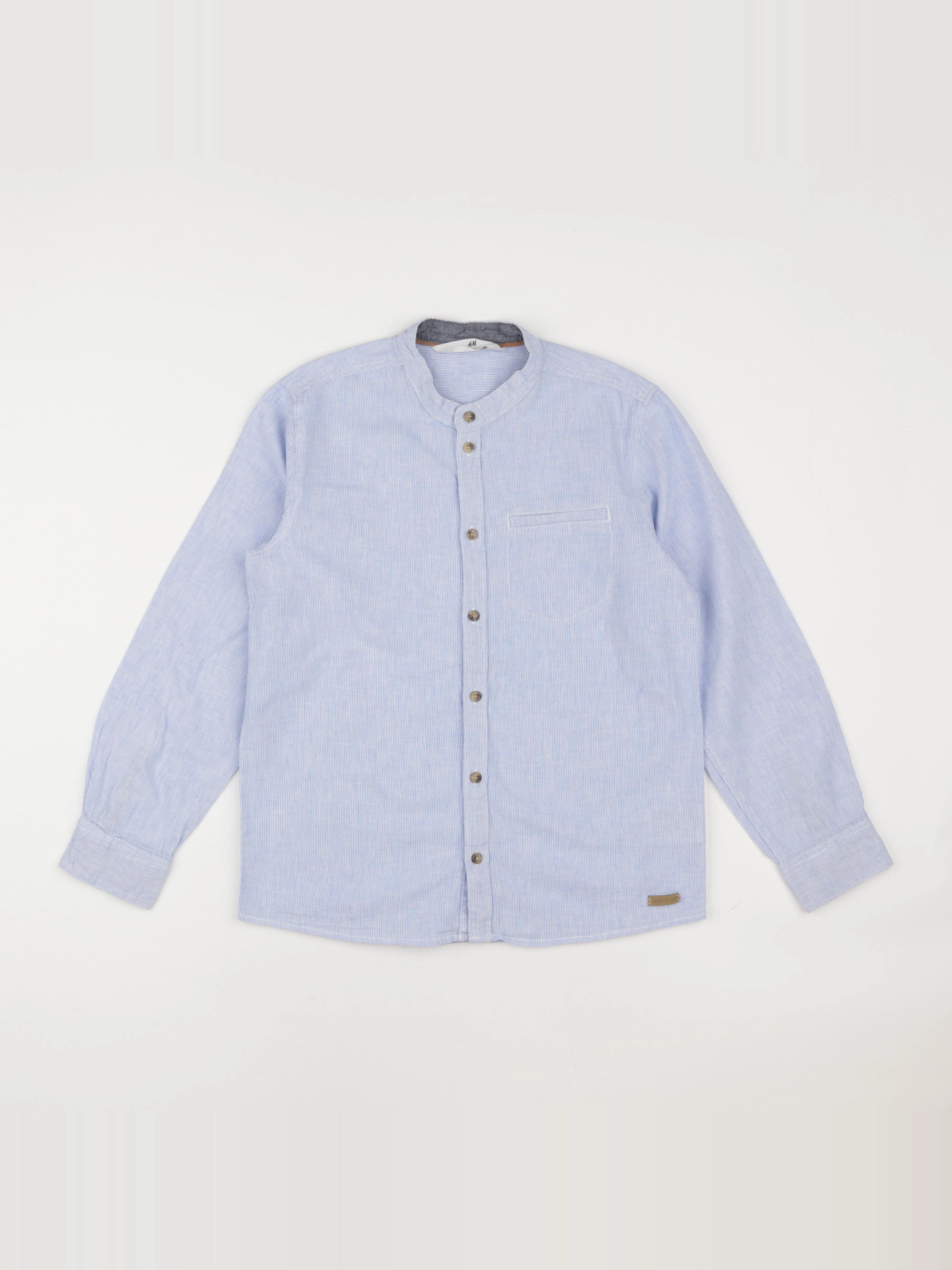 H&M - chemise bleu - 9/10 ans