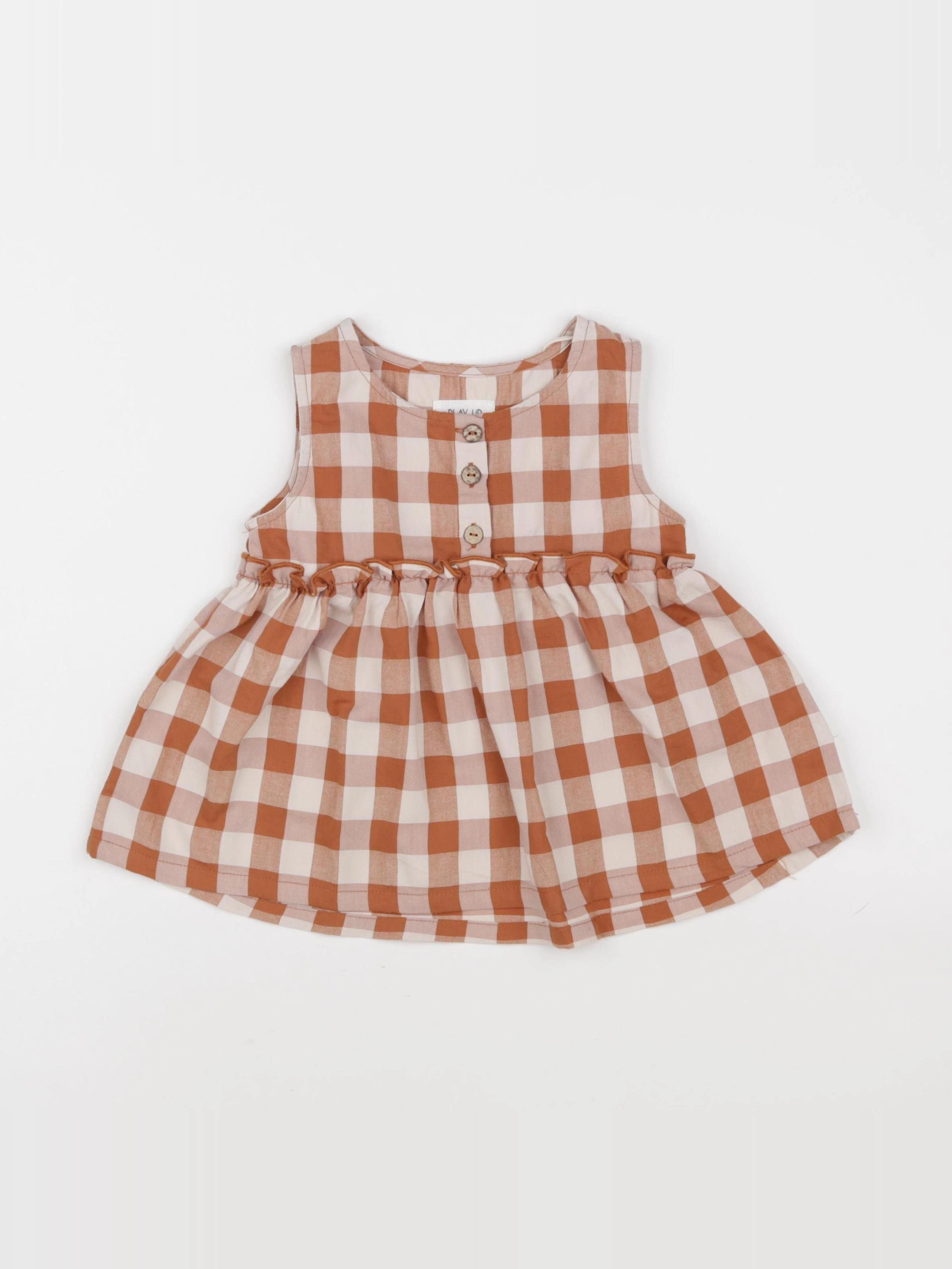 Play Up - robe marron - 18 mois