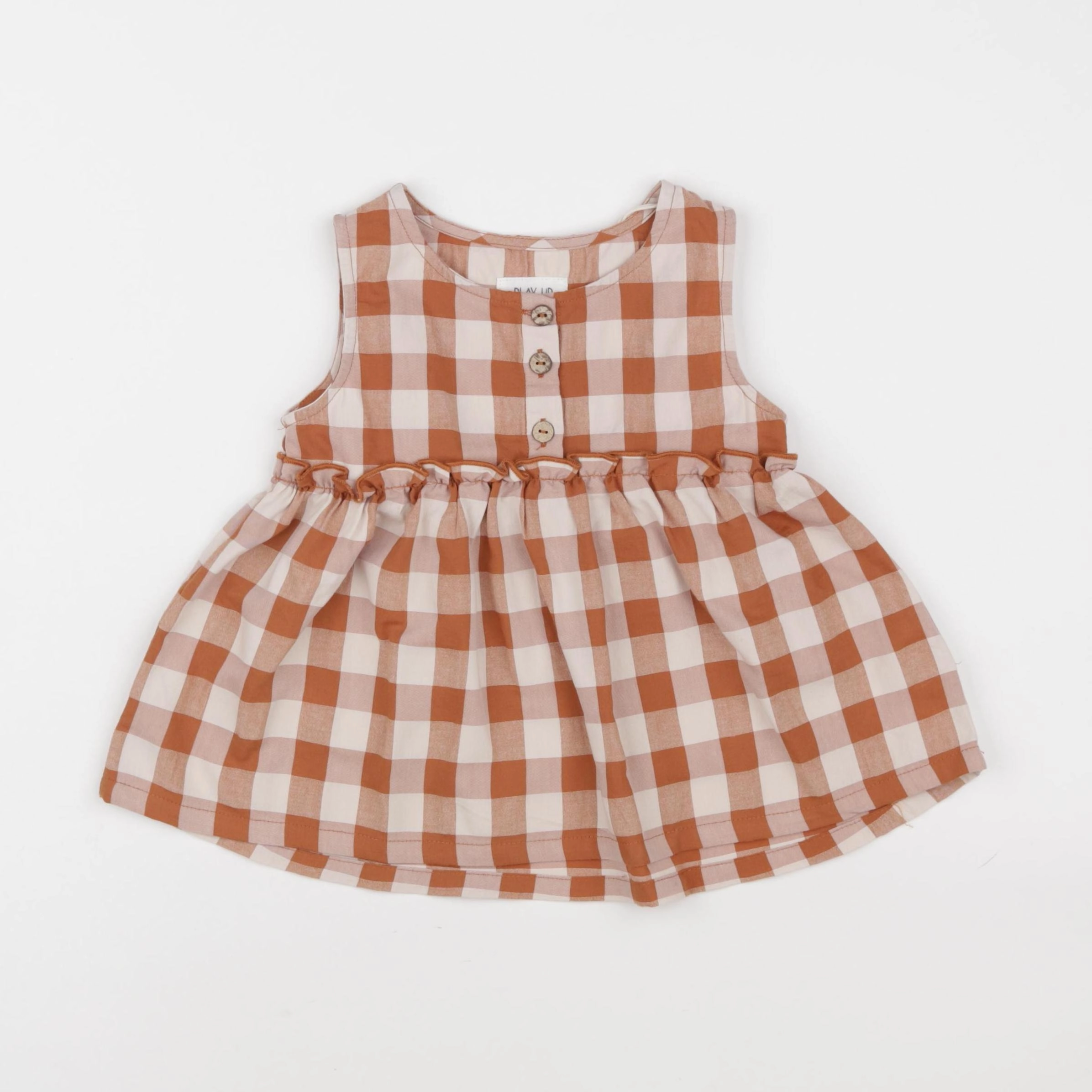 Play Up - robe marron - 18 mois