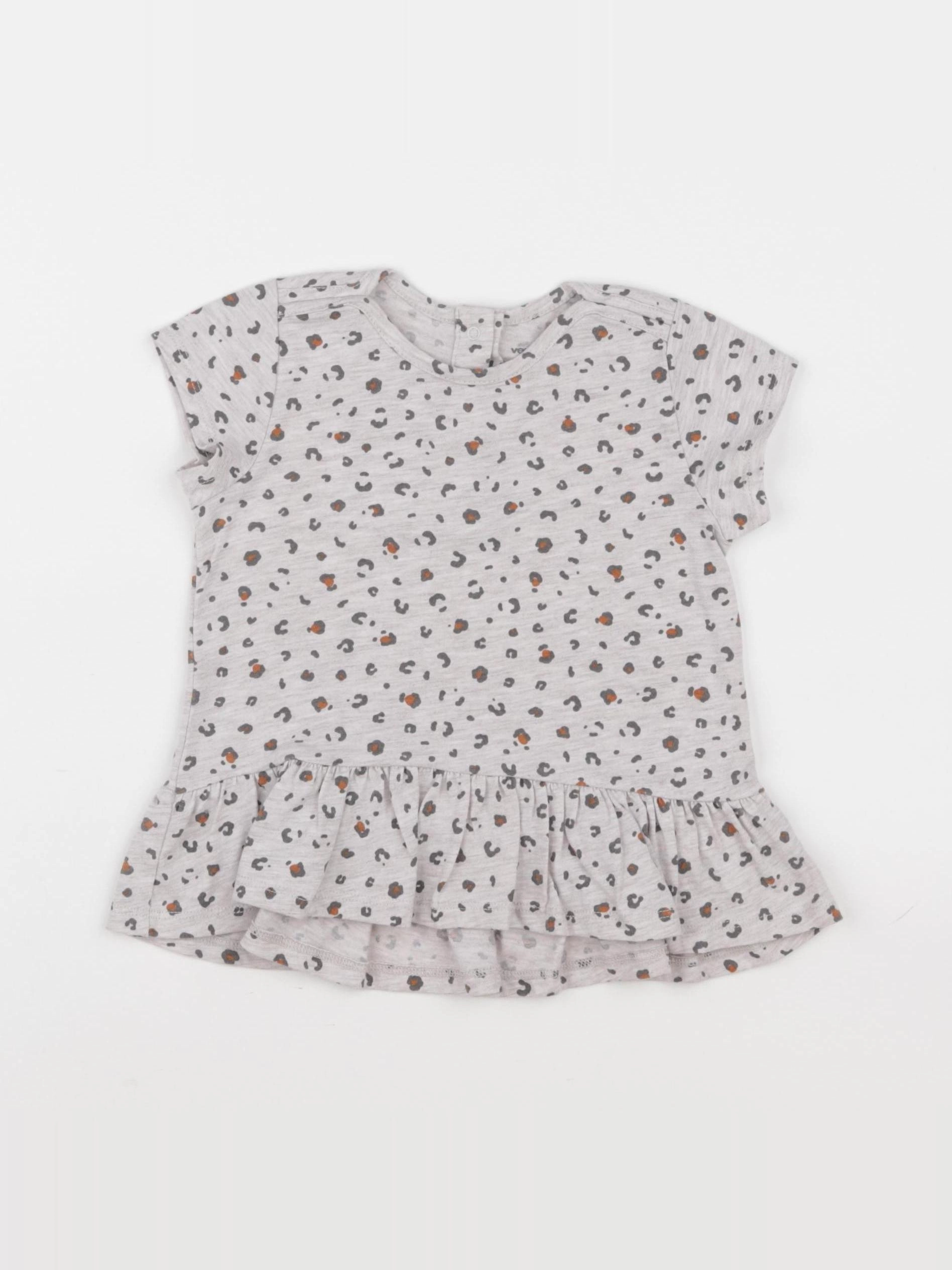 Vertbaudet - robe gris - 24 mois