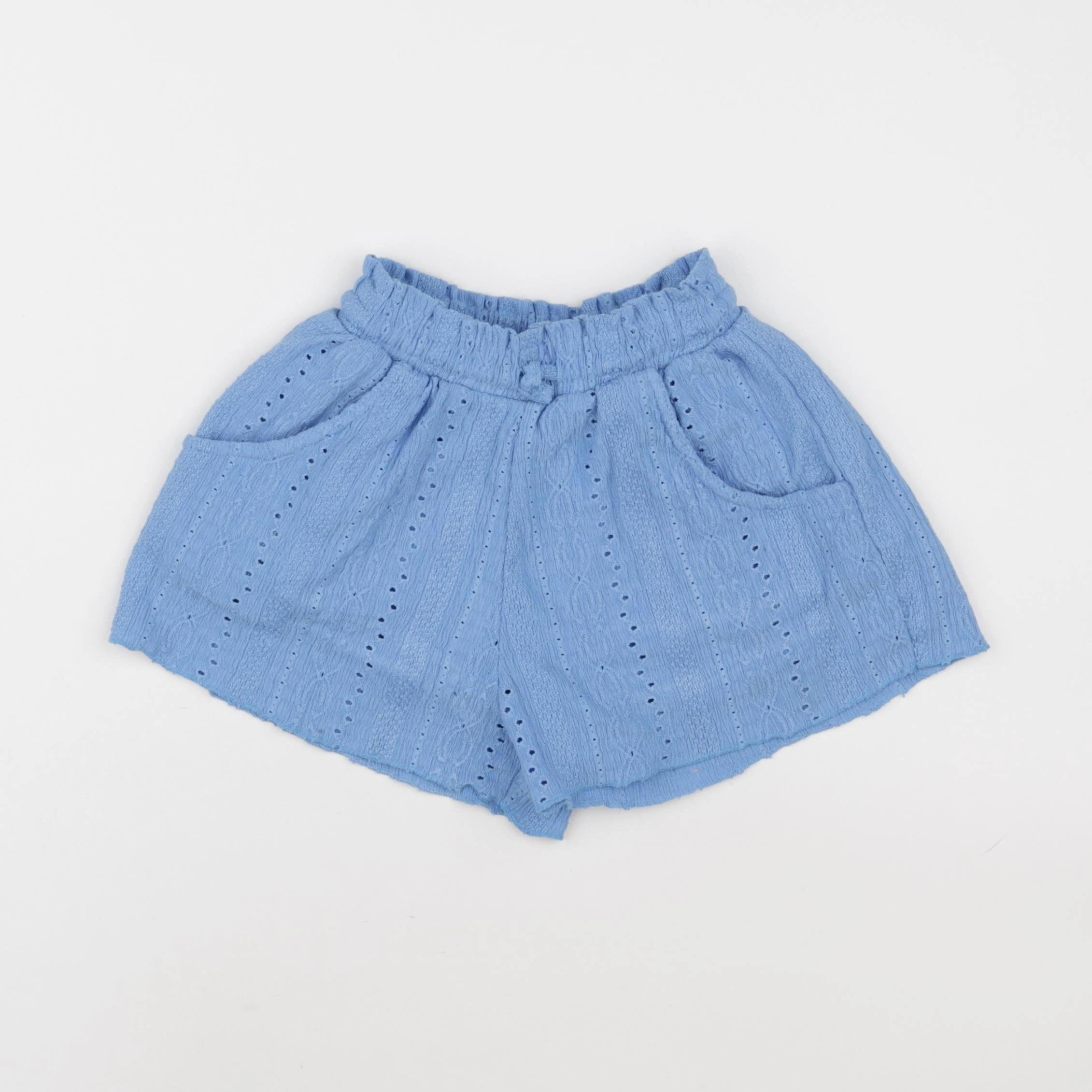 Zara - short bleu - 7 ans