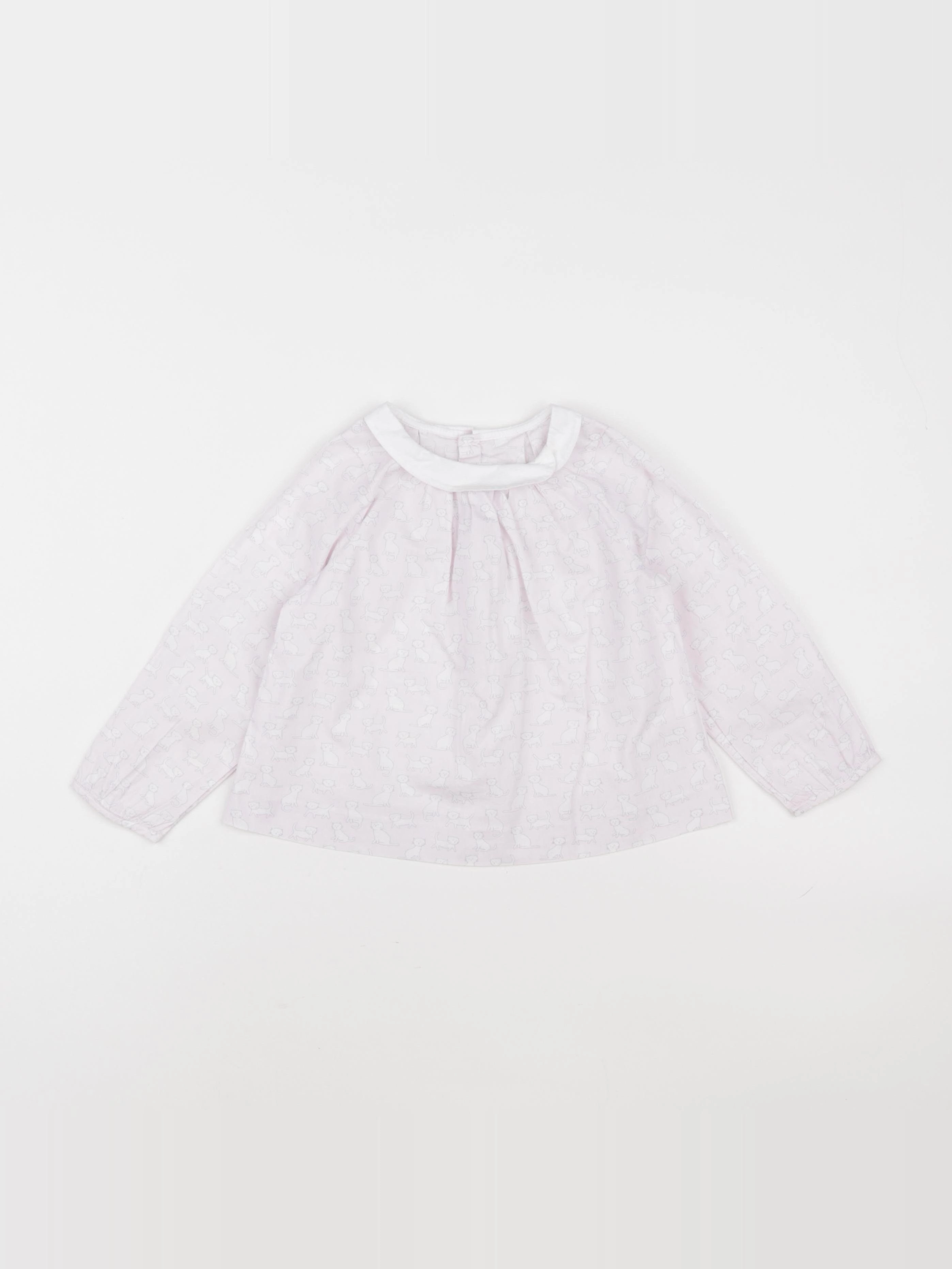 Zara - blouse rose - 24 mois