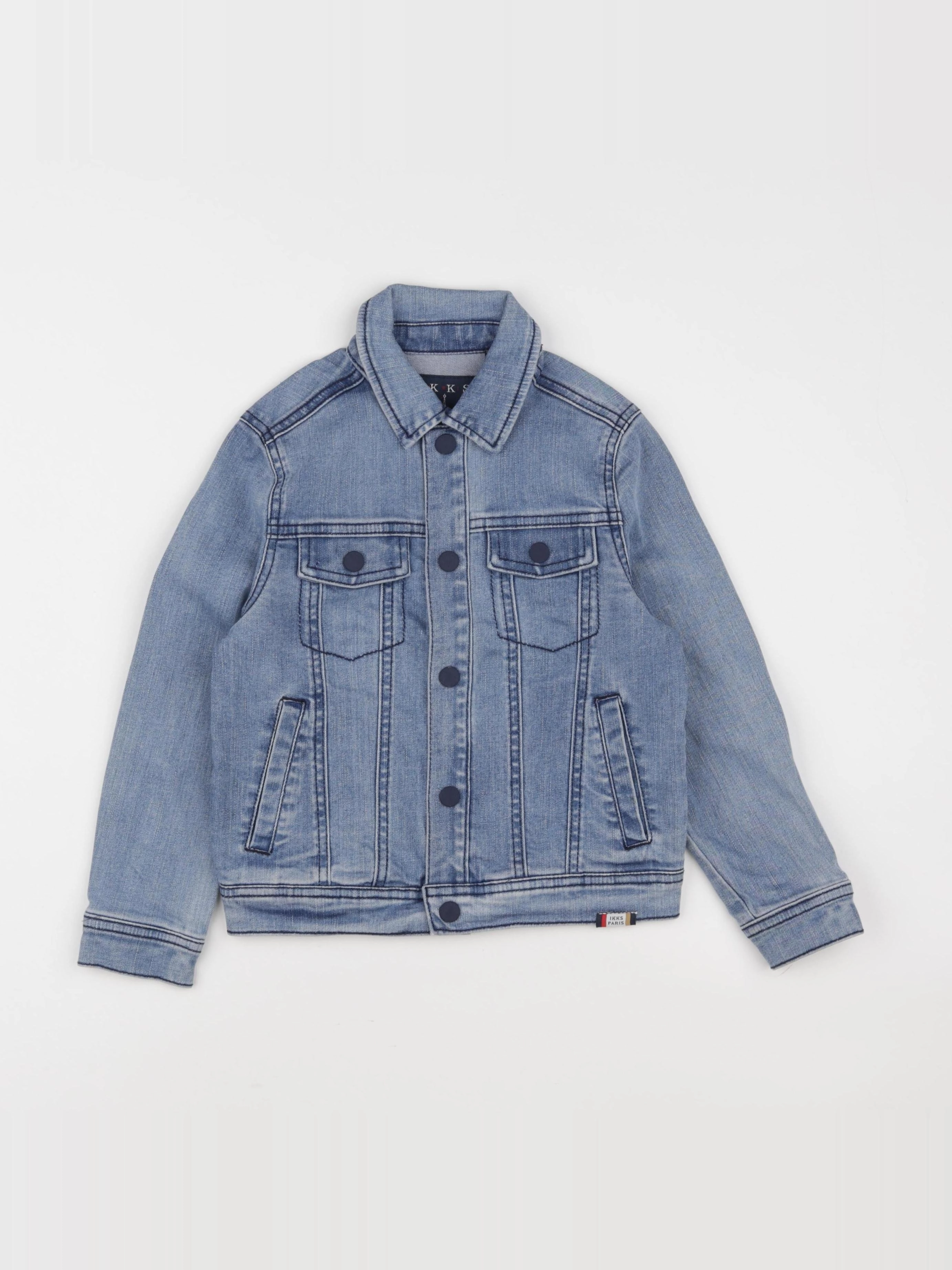 IKKS - veste bleu - 6 ans