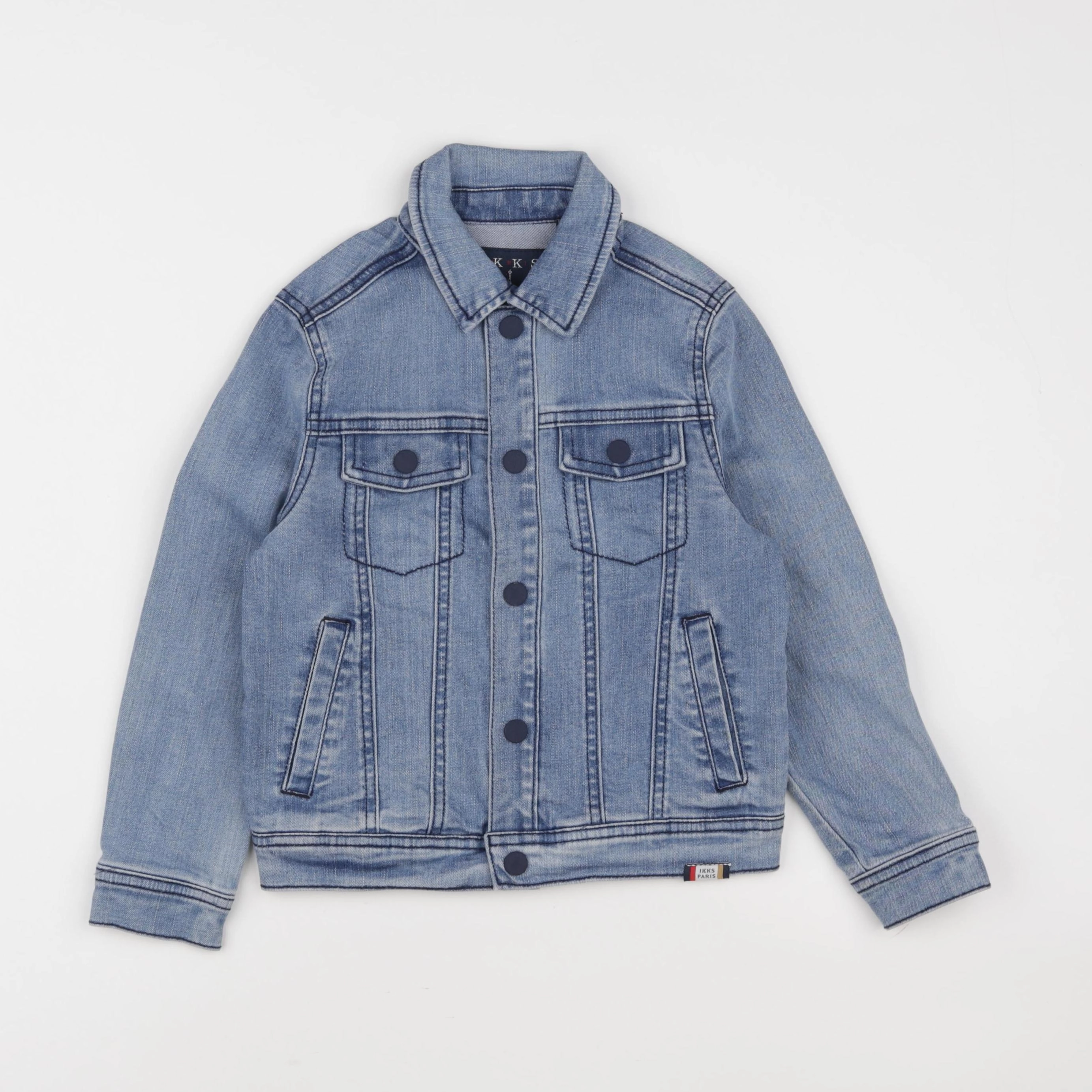 IKKS - veste bleu - 6 ans