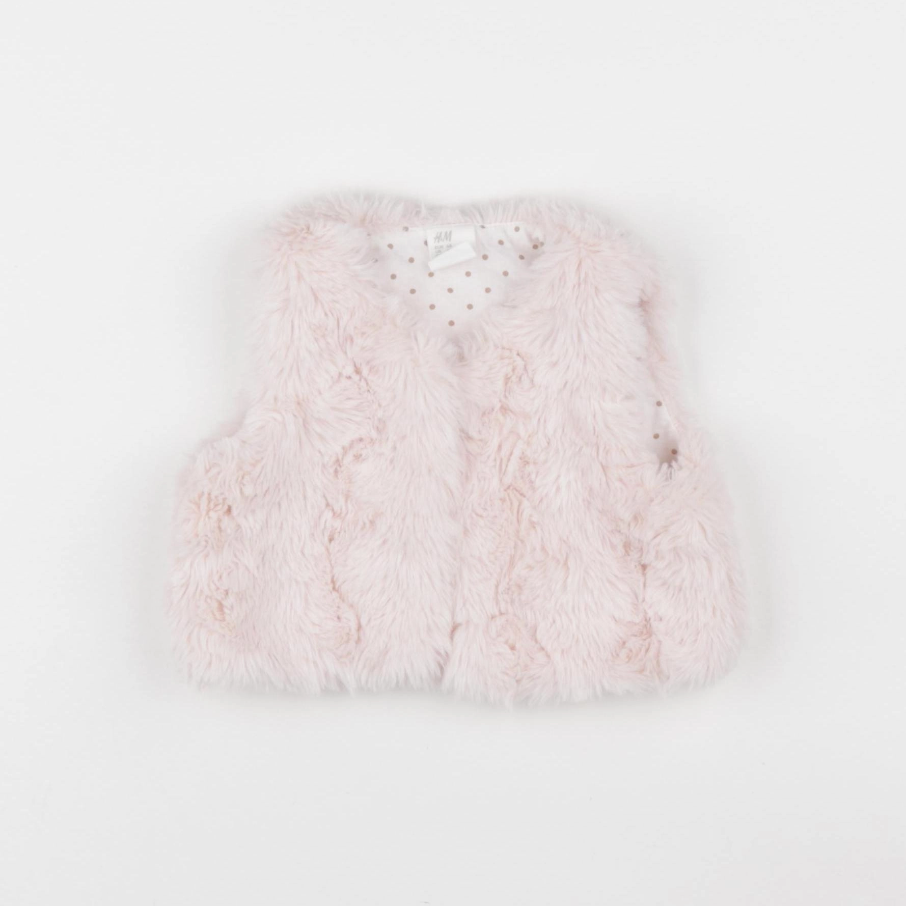 H&M - gilet rose - 3/6 mois