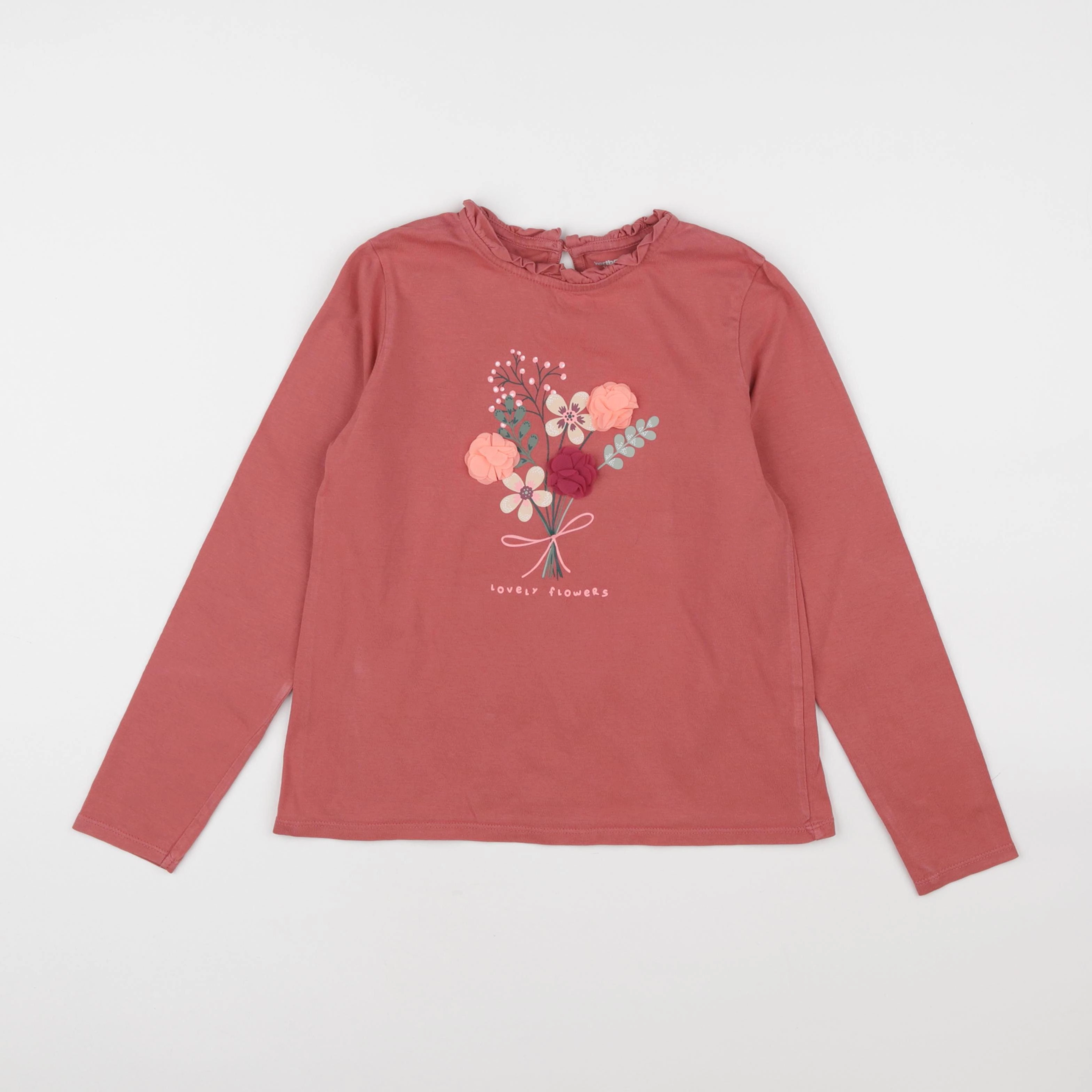 Vertbaudet - tee-shirt rose - 10 ans