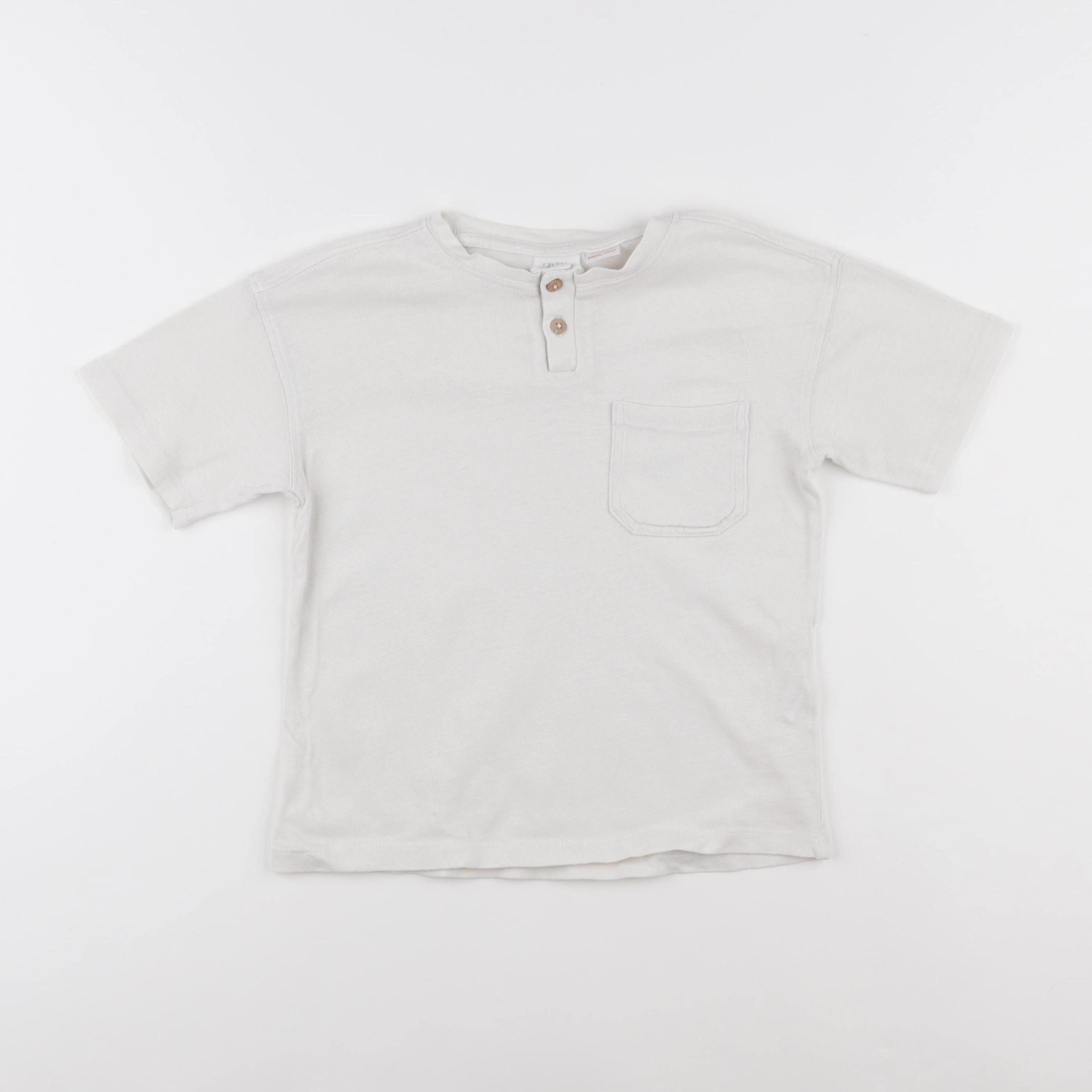Zara - tee-shirt blanc - 4/5 ans