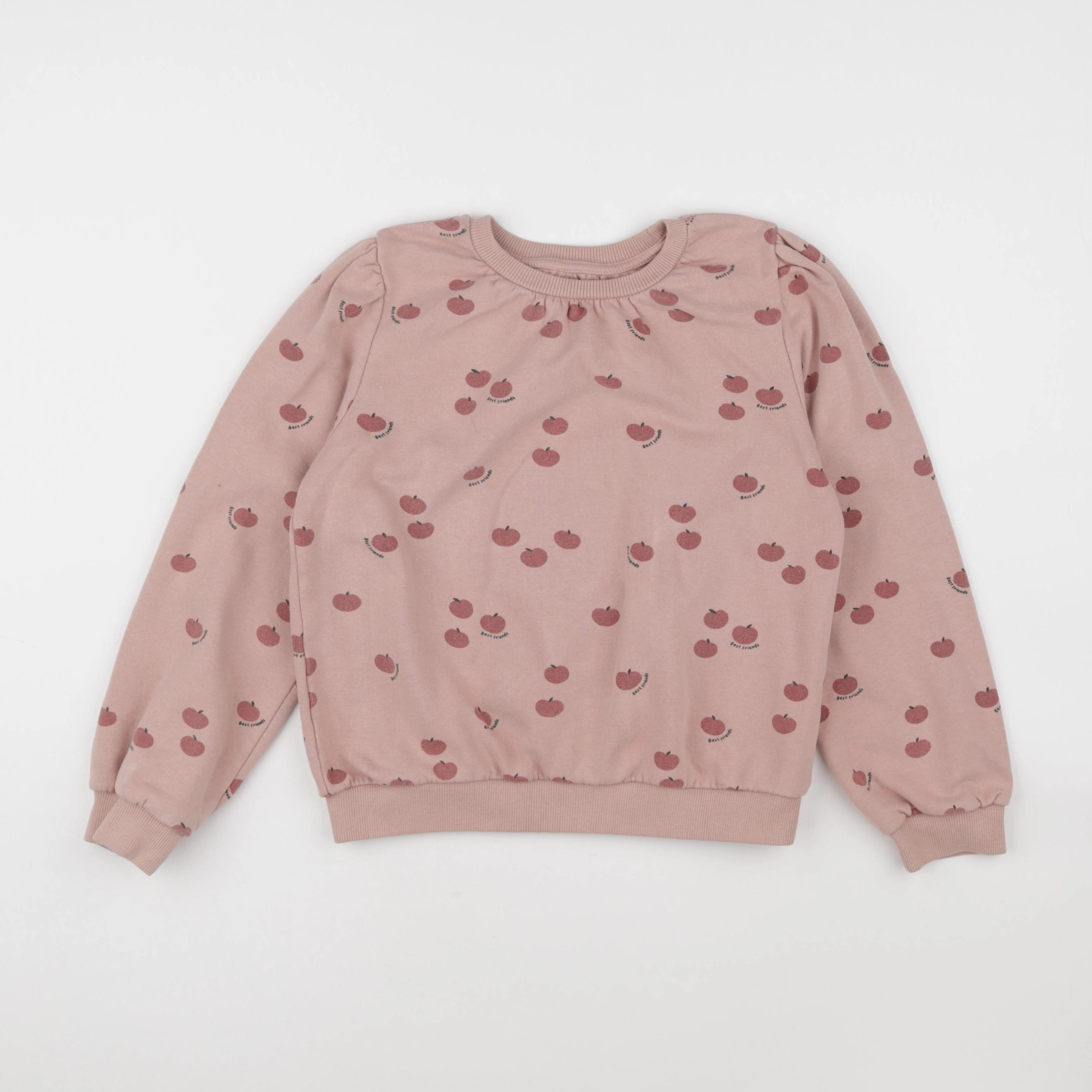 Vertbaudet - sweat rose - 10 ans