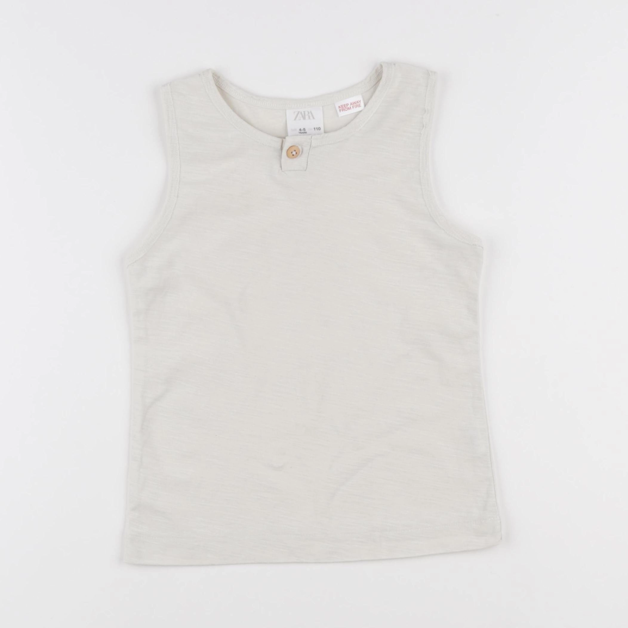 Zara - débardeur beige - 4/5 ans