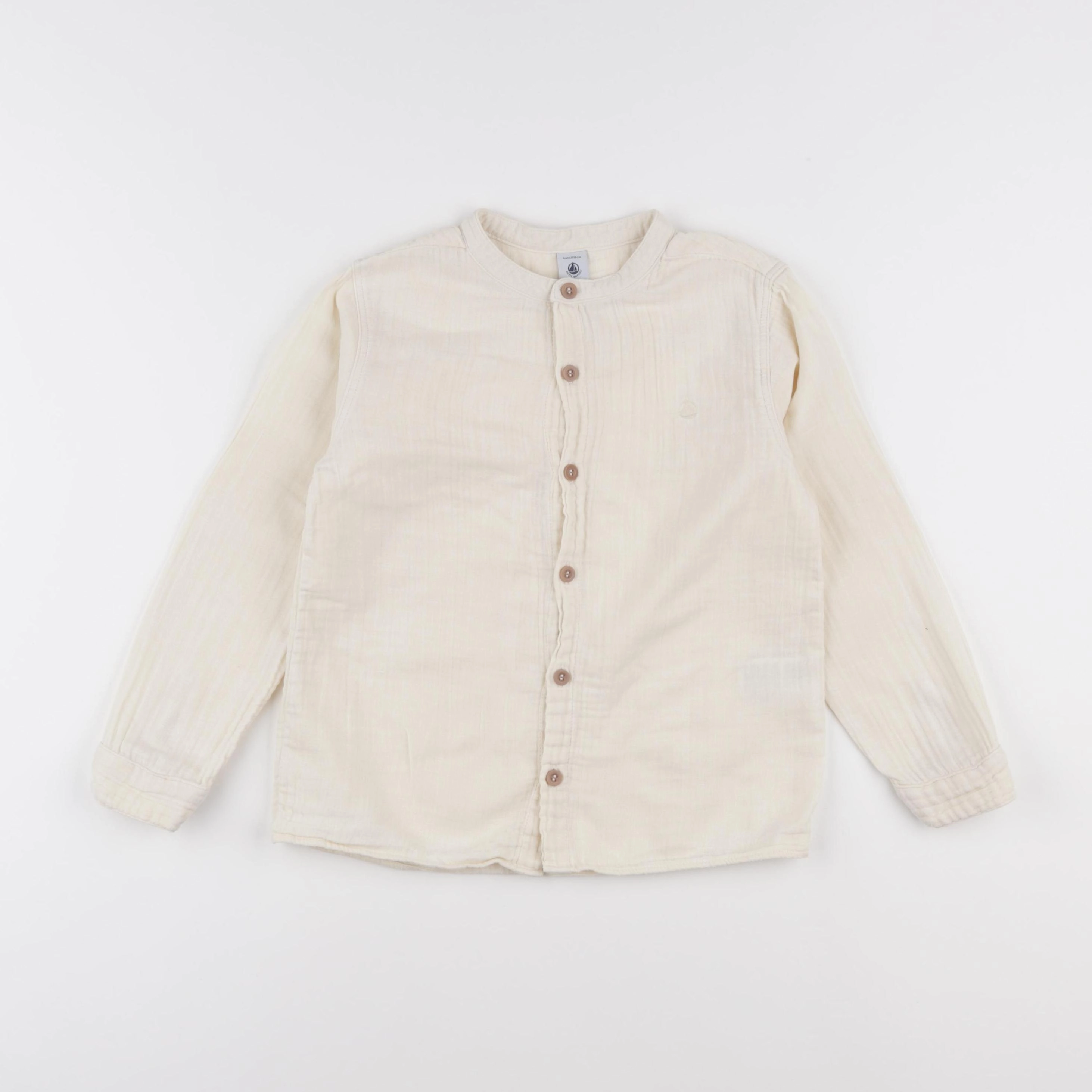 Petit Bateau - chemise beige - 6 ans