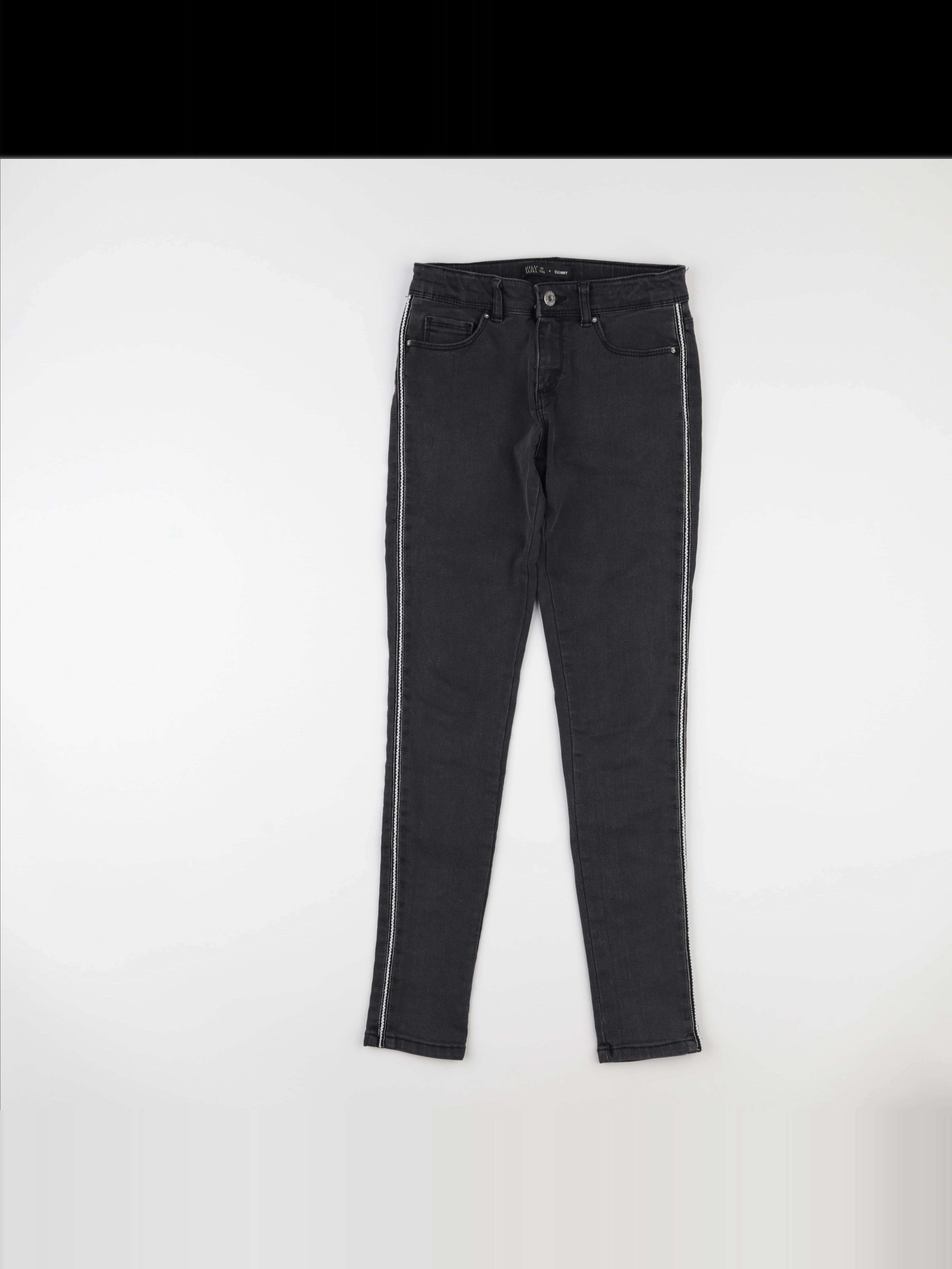 IKKS - jean gris - 12 ans