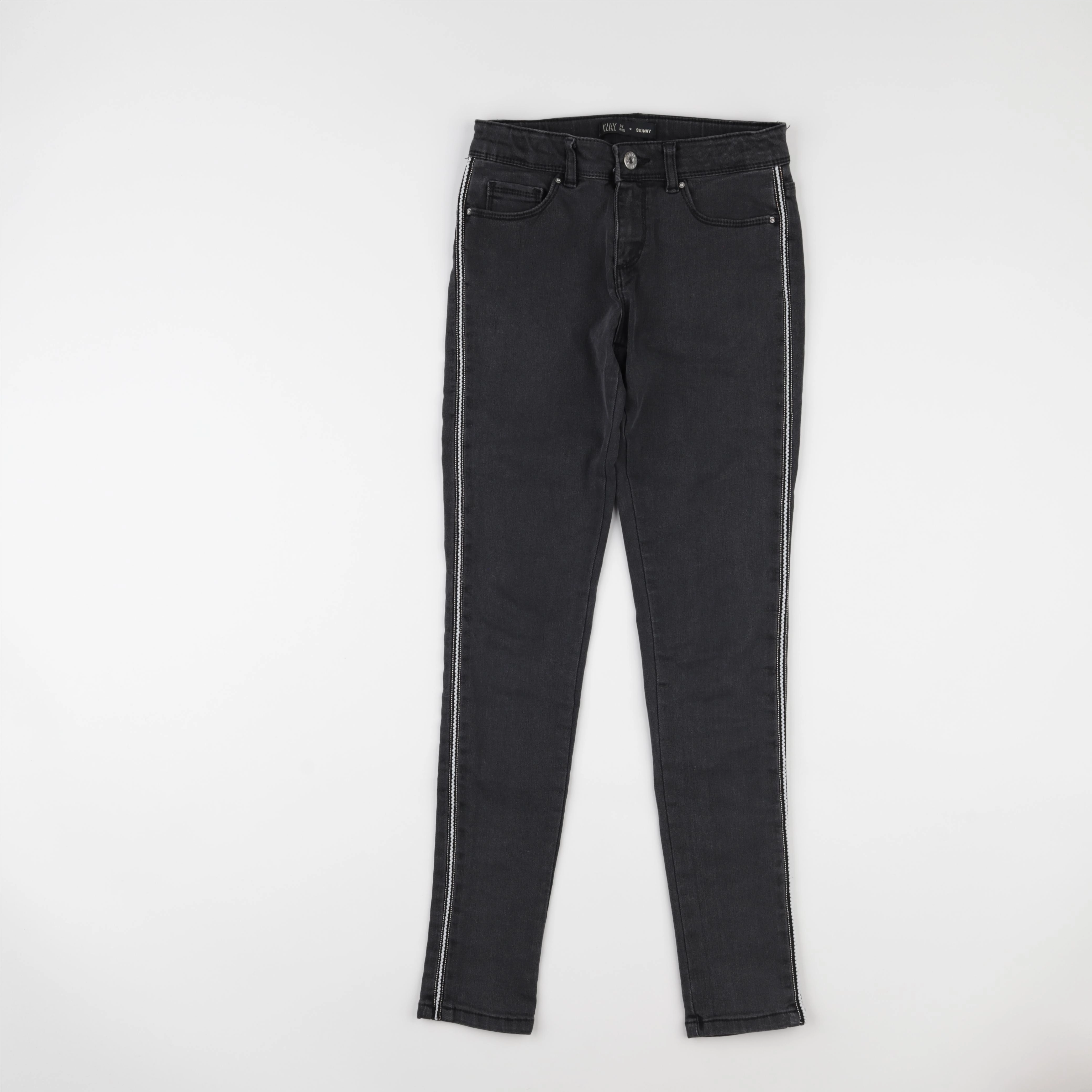 IKKS - jean gris - 12 ans