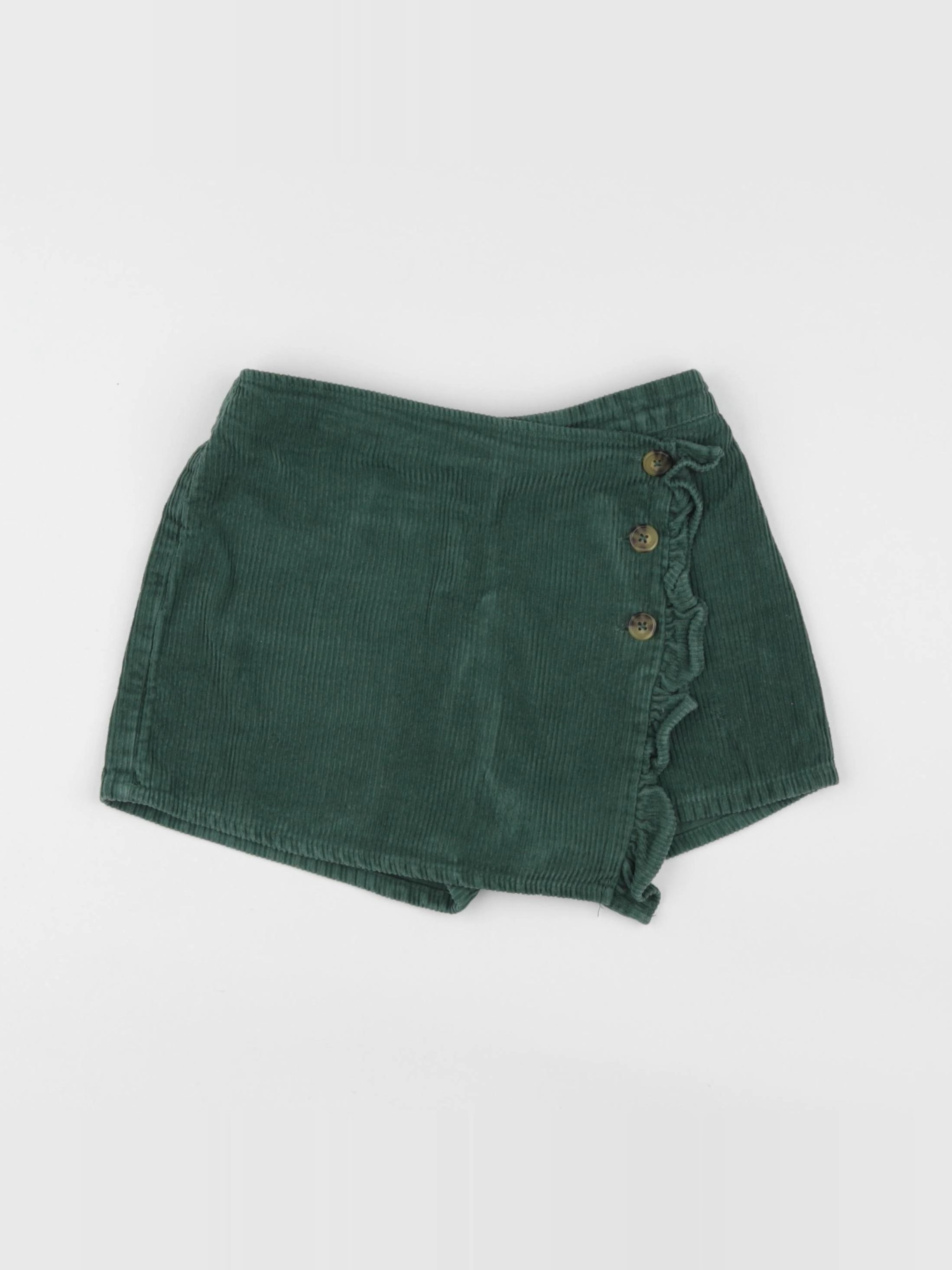 Vertbaudet - jupe short vert - 8 ans