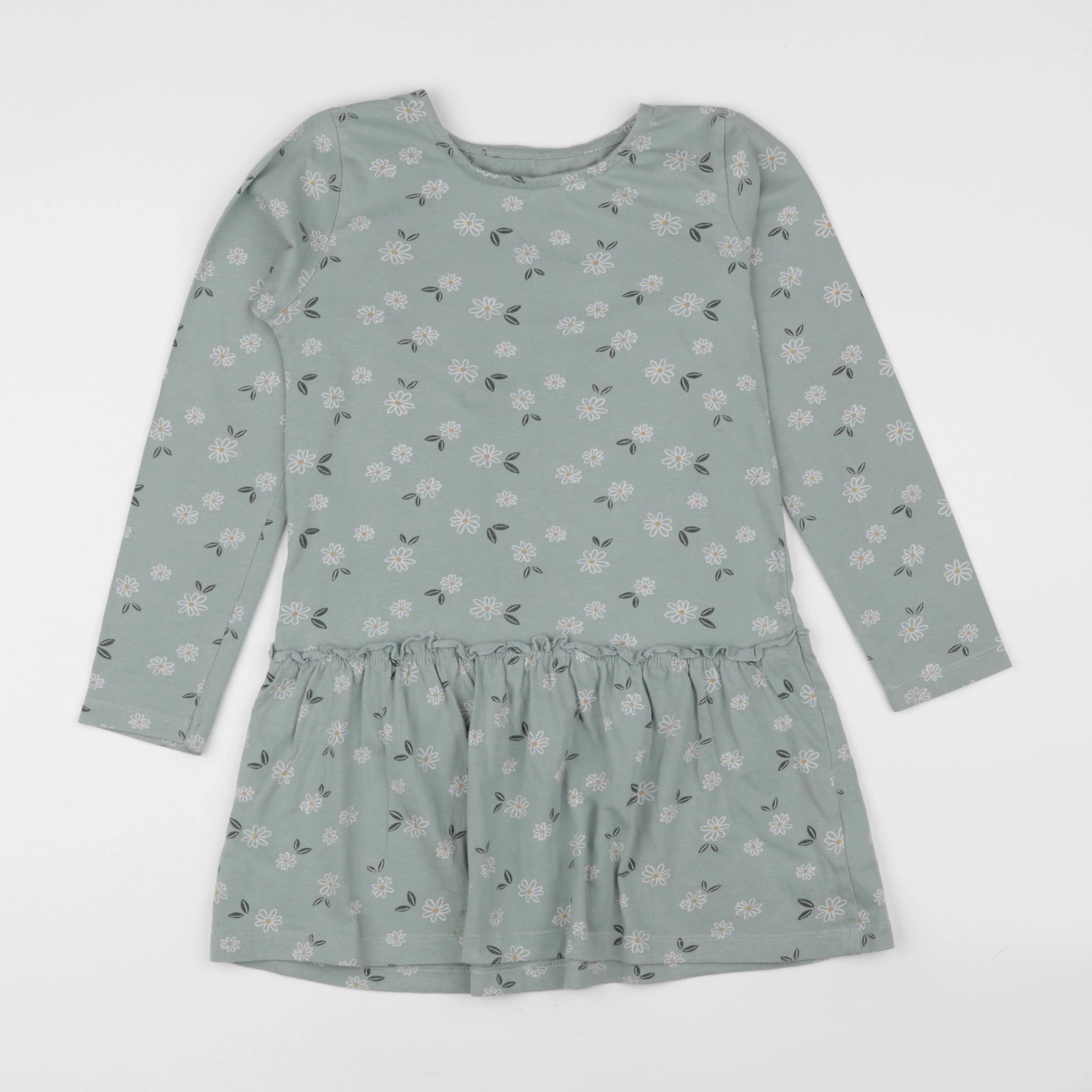 Vertbaudet - robe vert - 8 ans