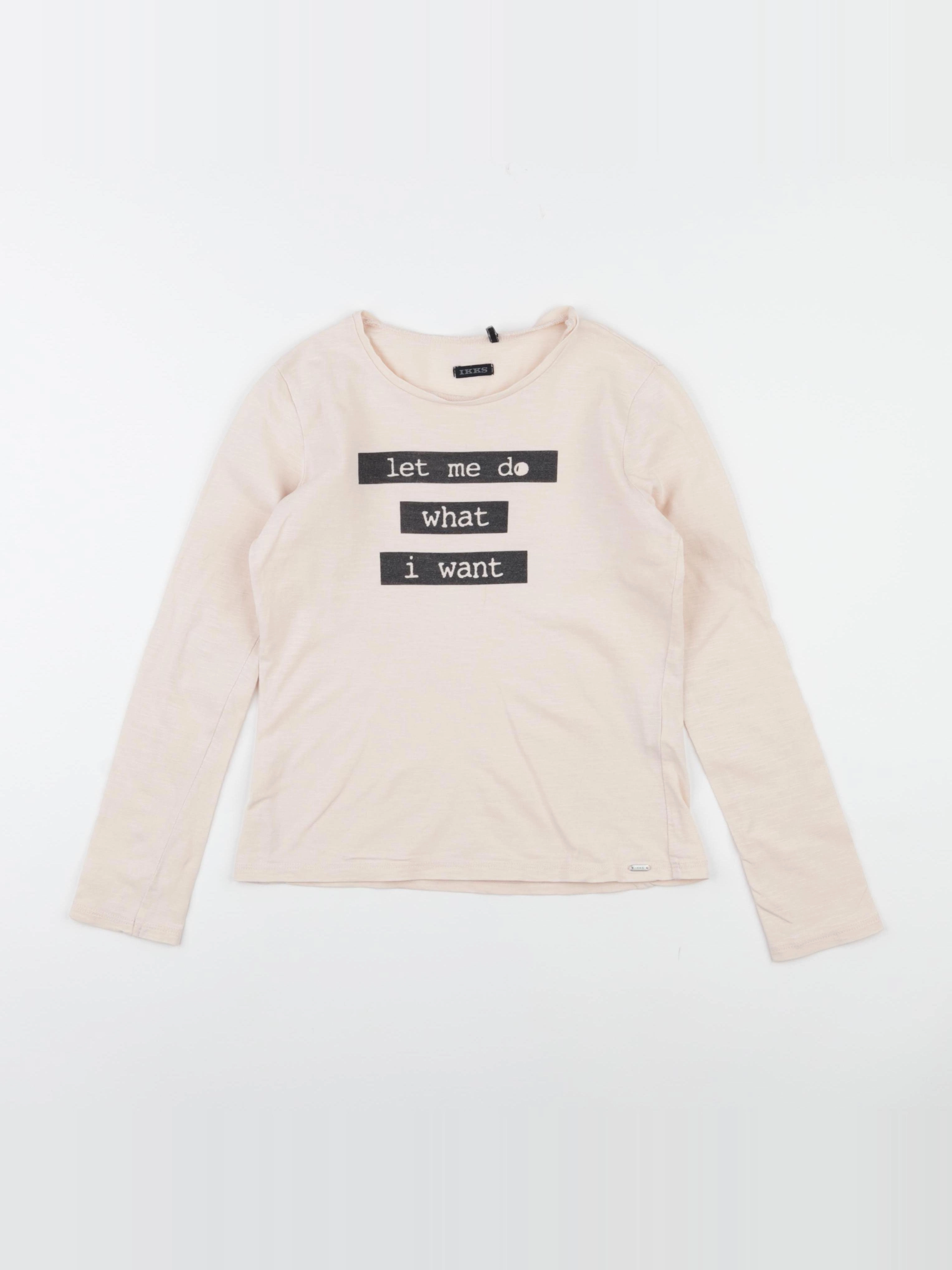 IKKS - tee-shirt rose - 10 ans