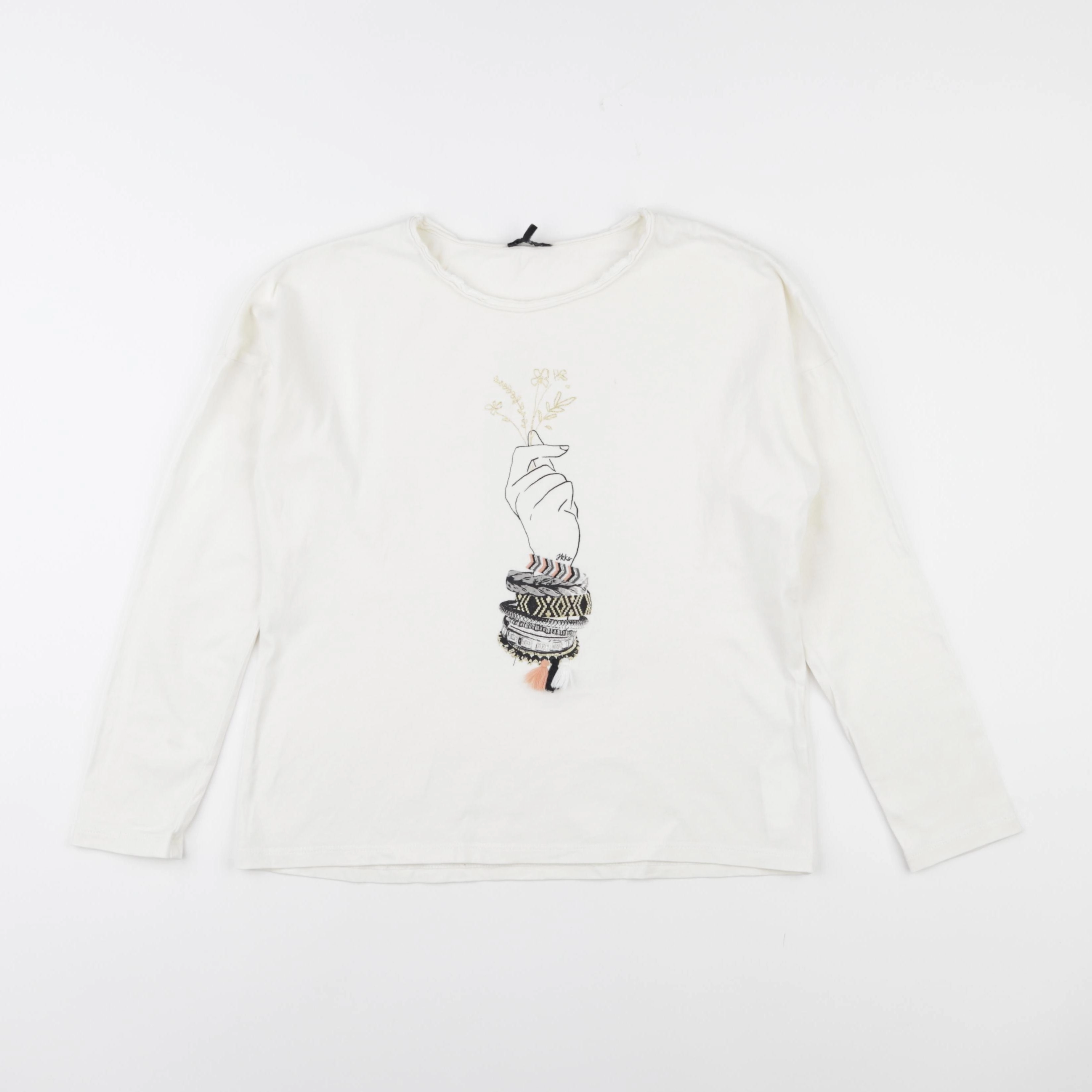 IKKS - tee-shirt blanc - 12 ans