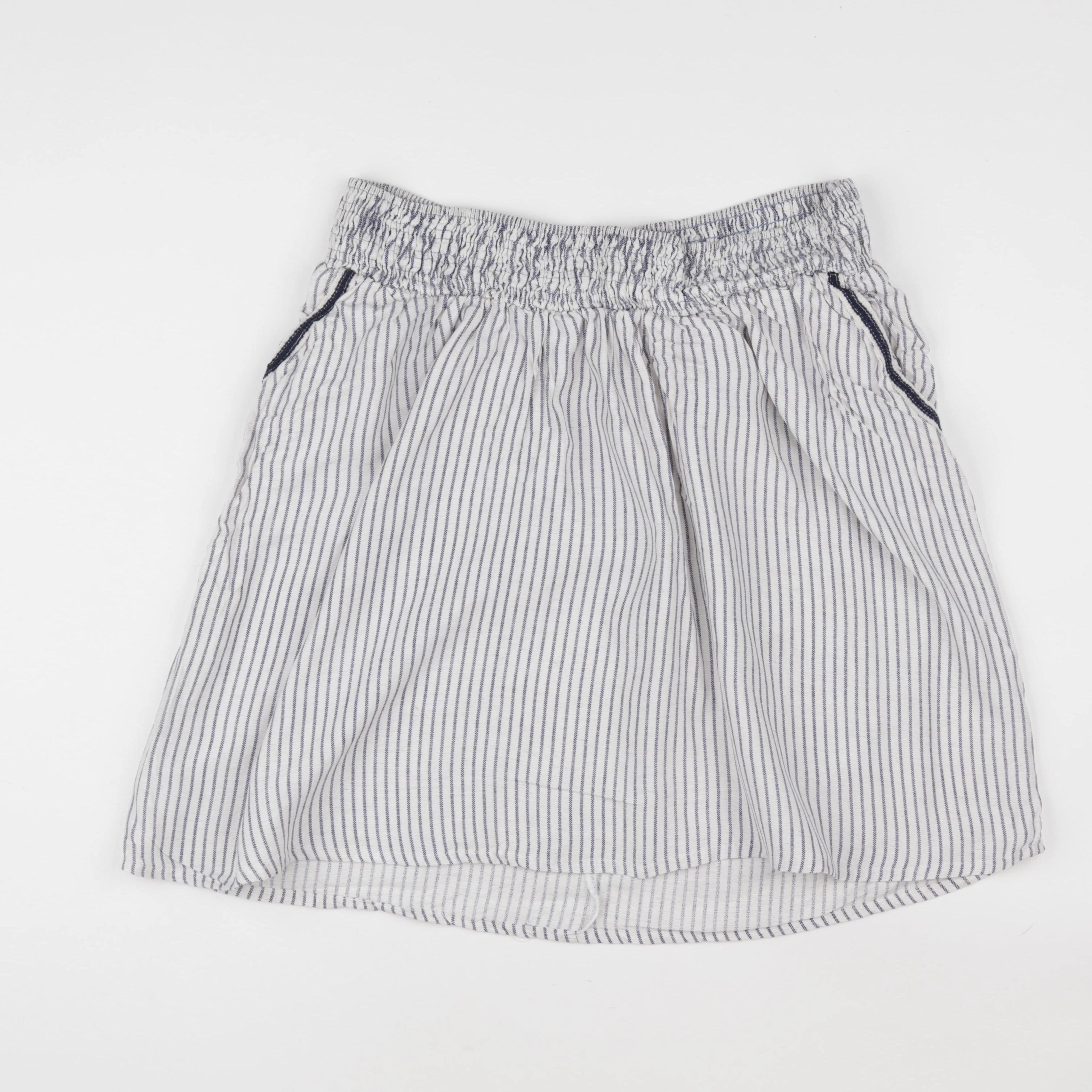 Vertbaudet - jupe grossesse blanc, bleu - 40