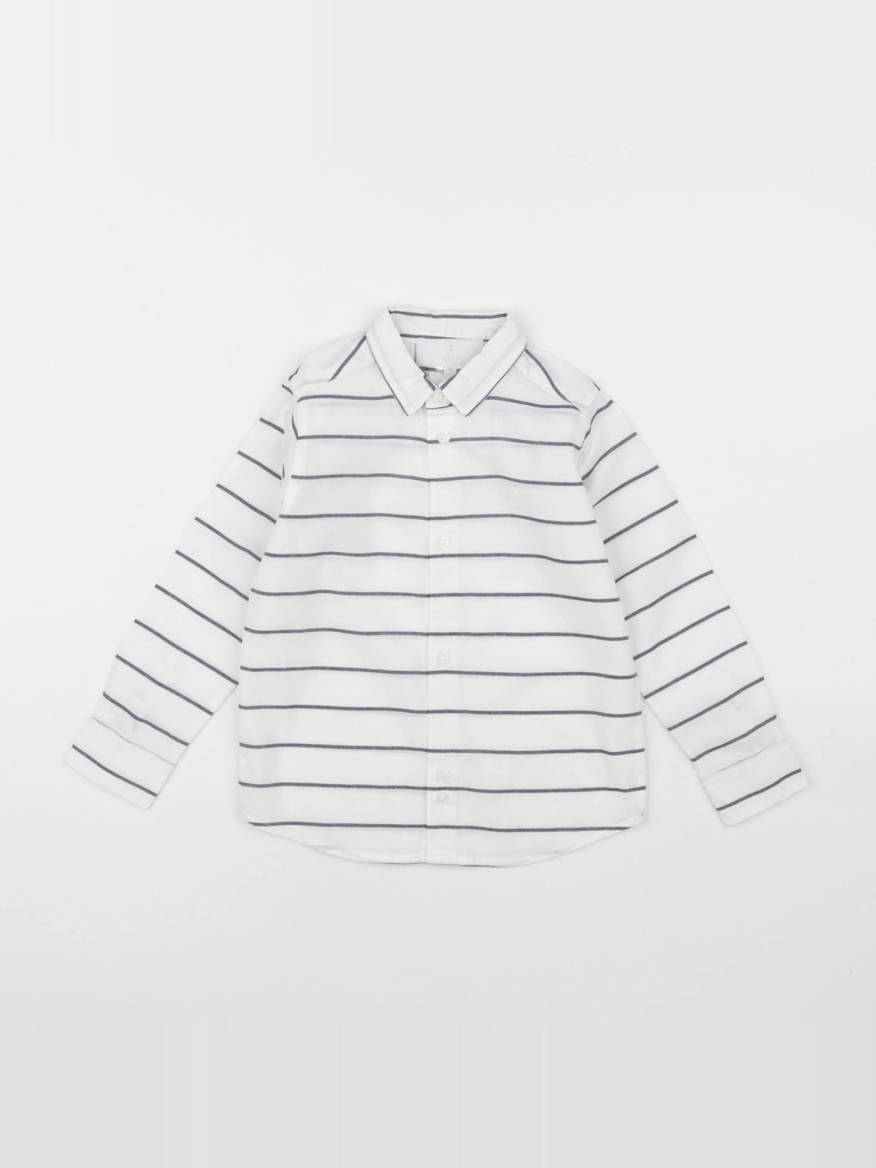 Jacadi - chemise blanc, bleu - 4 ans