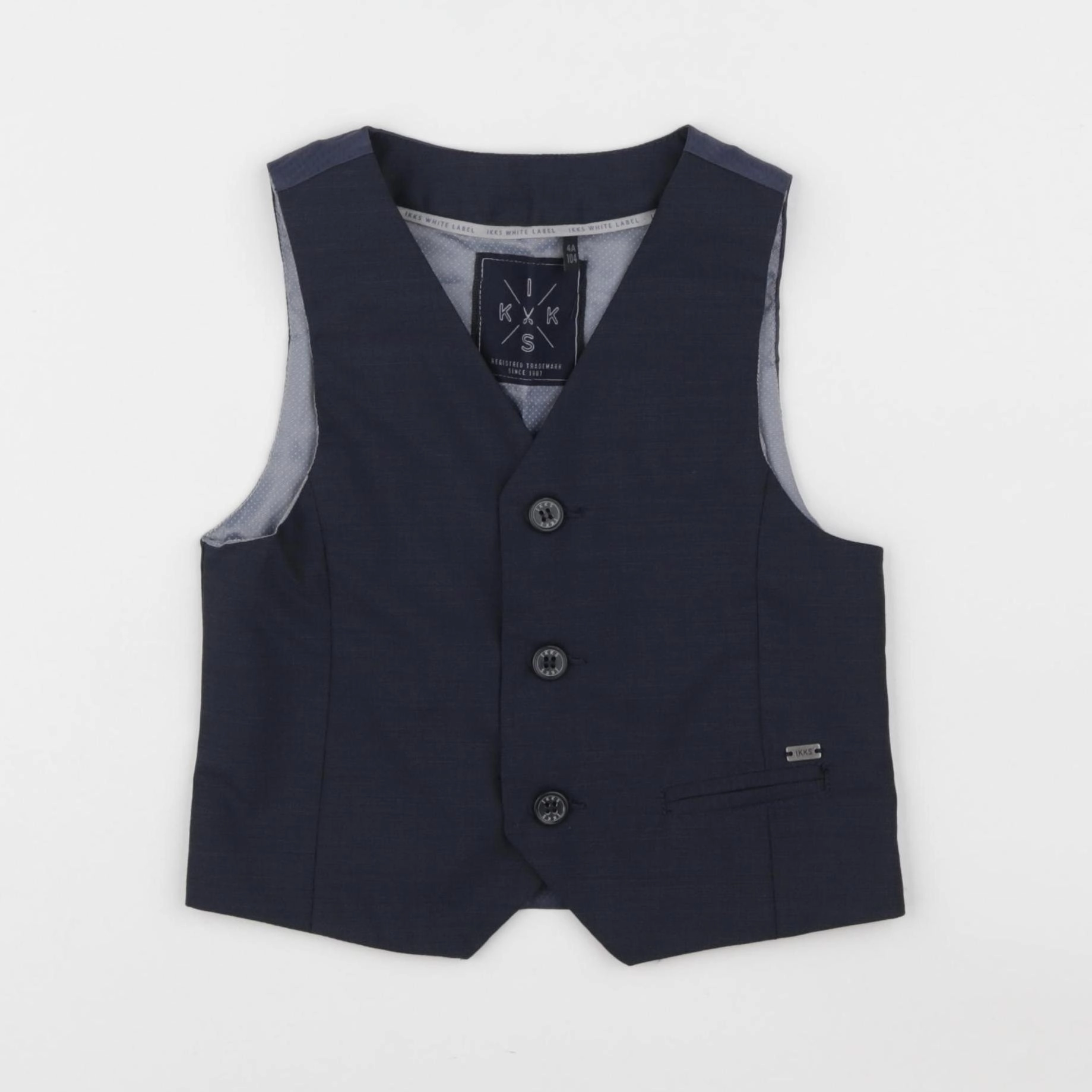 IKKS - gilet bleu - 4 ans