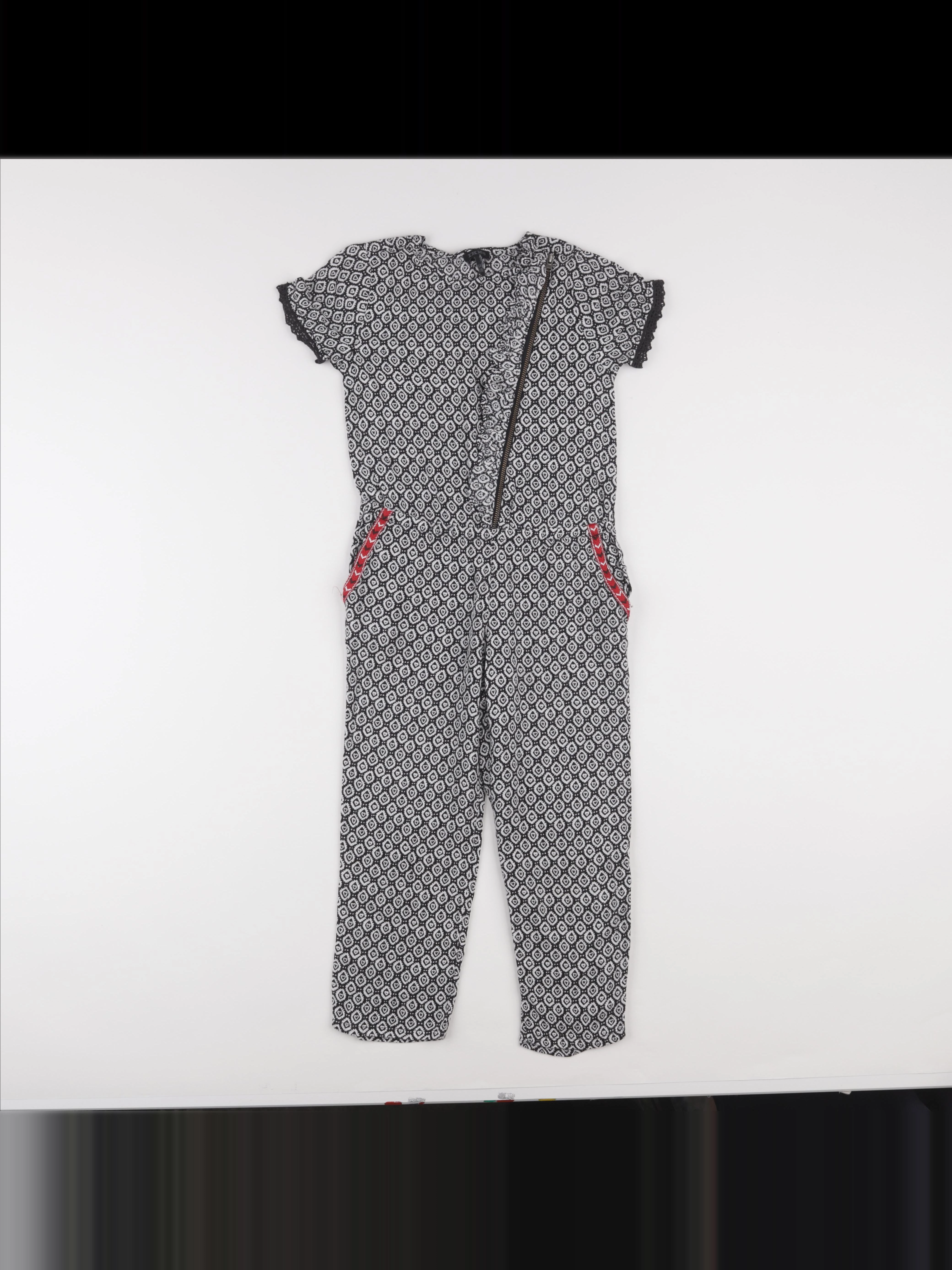 IKKS - combinaison noir, blanc - 6 ans