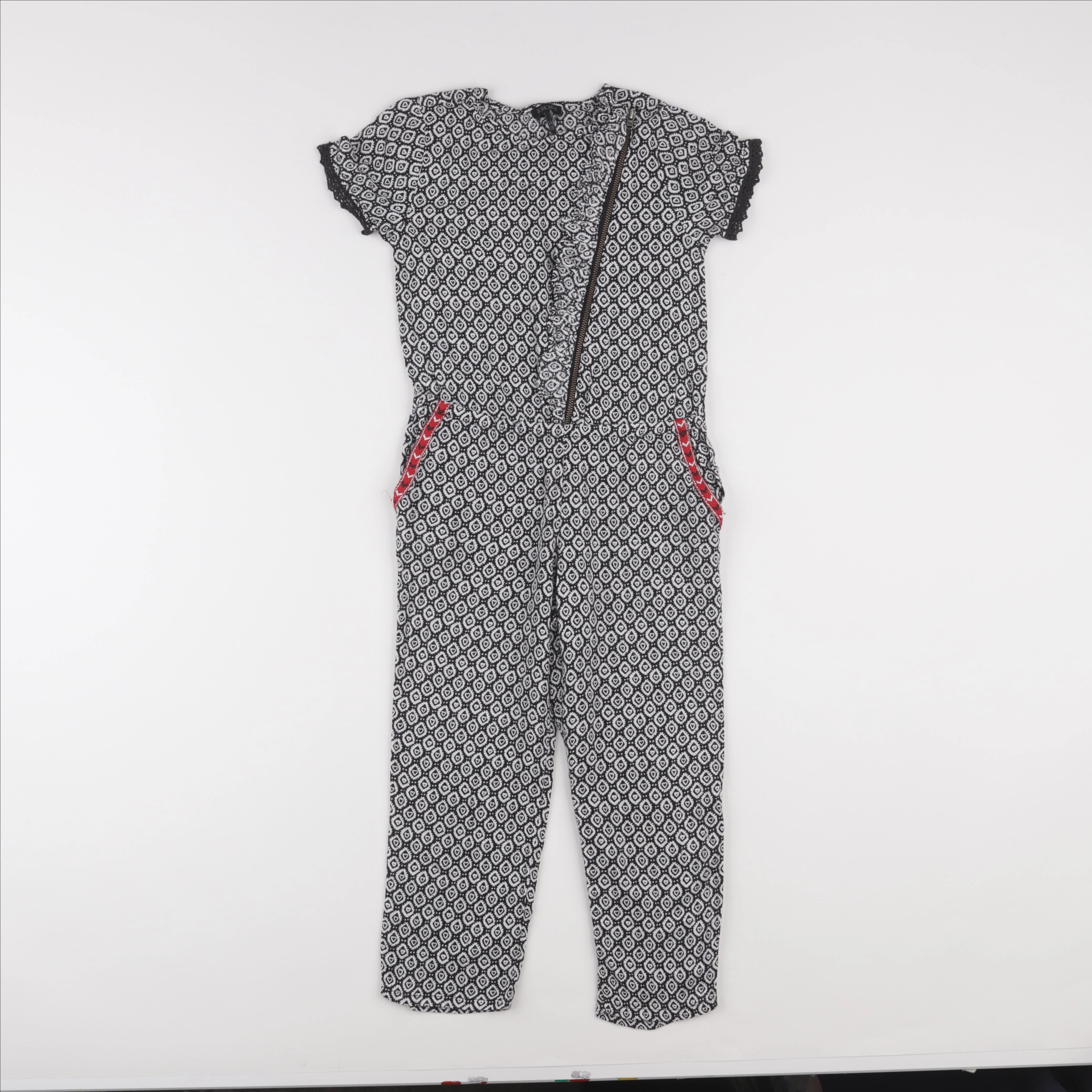 IKKS - combinaison noir, blanc - 6 ans