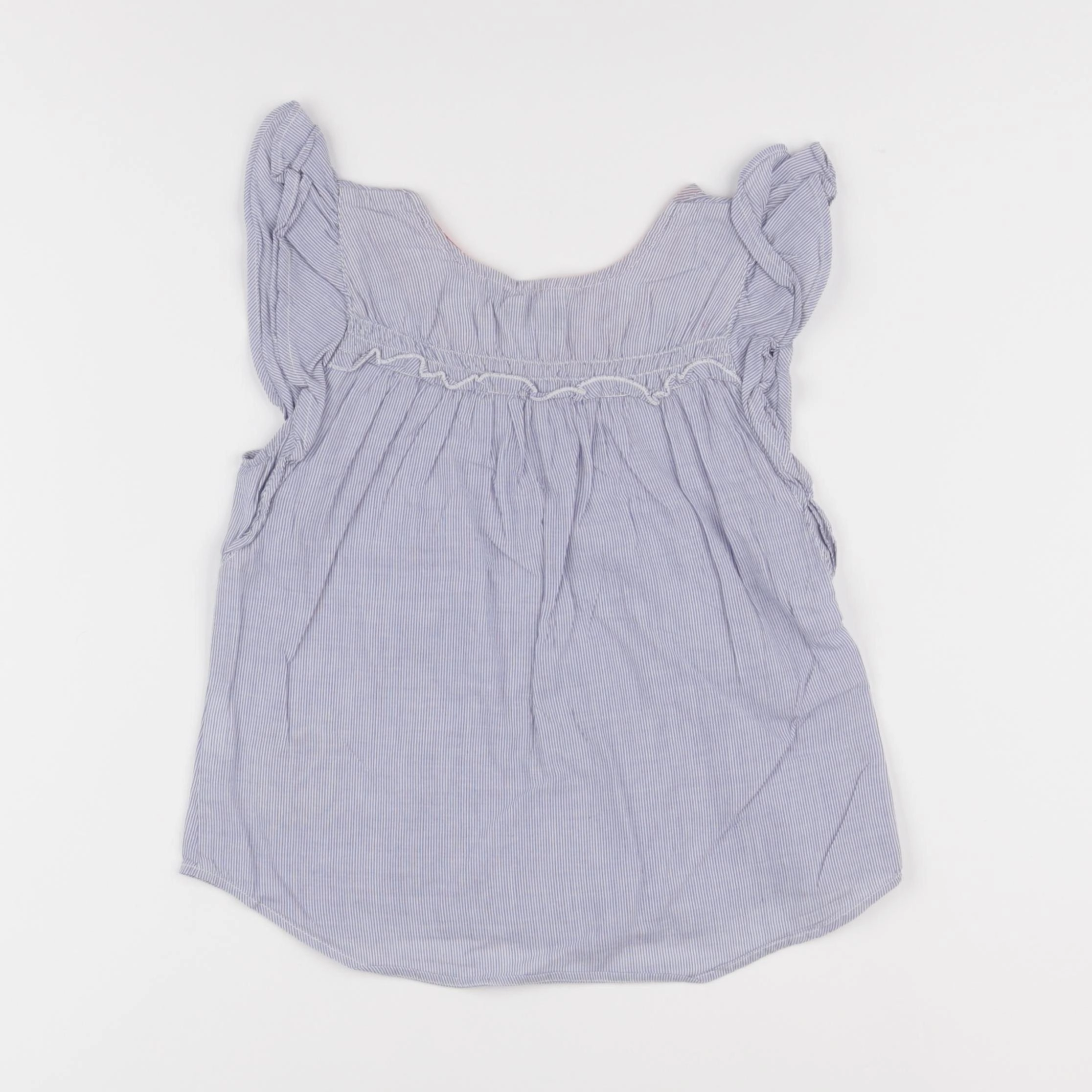 IKKS - blouse bleu, blanc - 6 ans