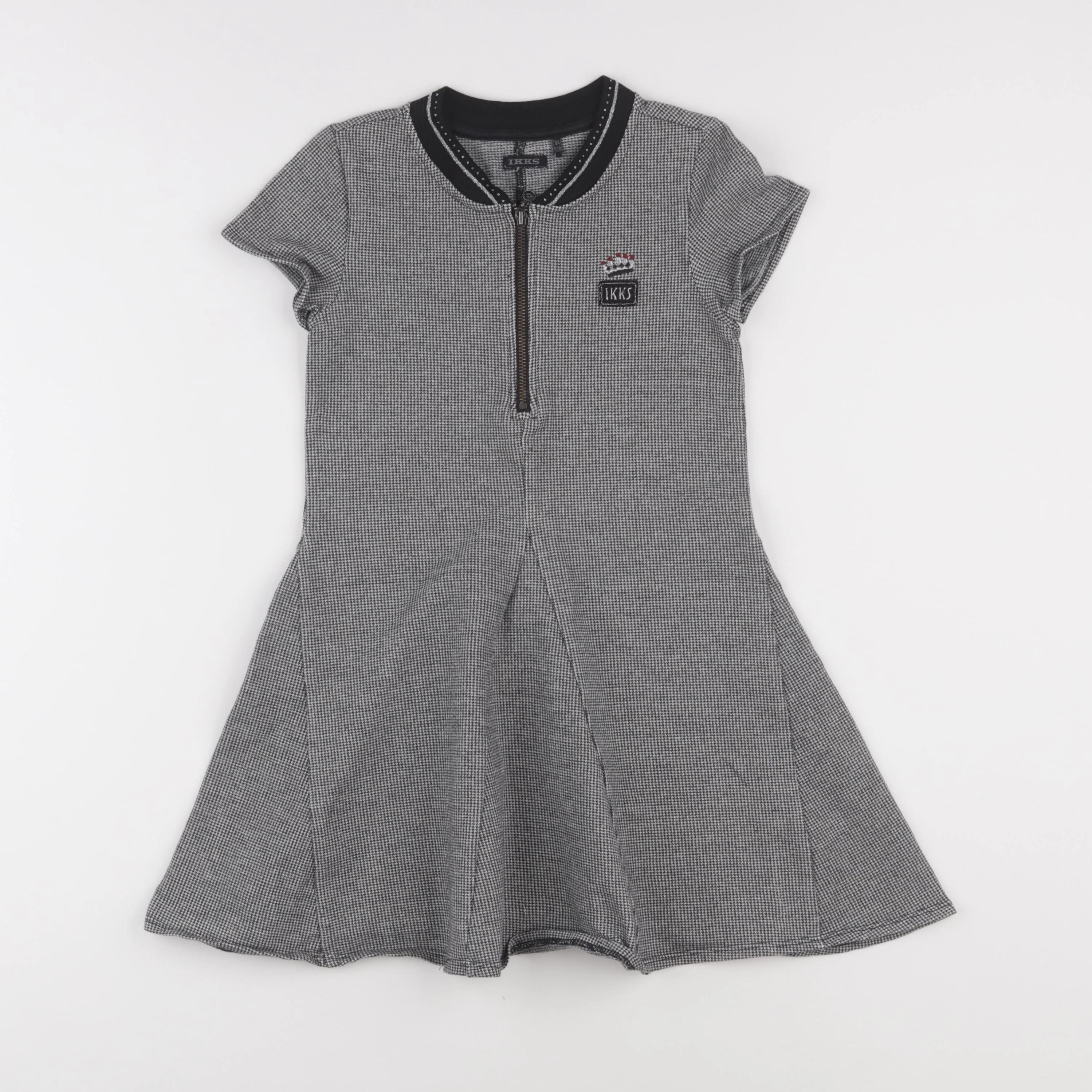 IKKS - robe noir, blanc - 8 ans