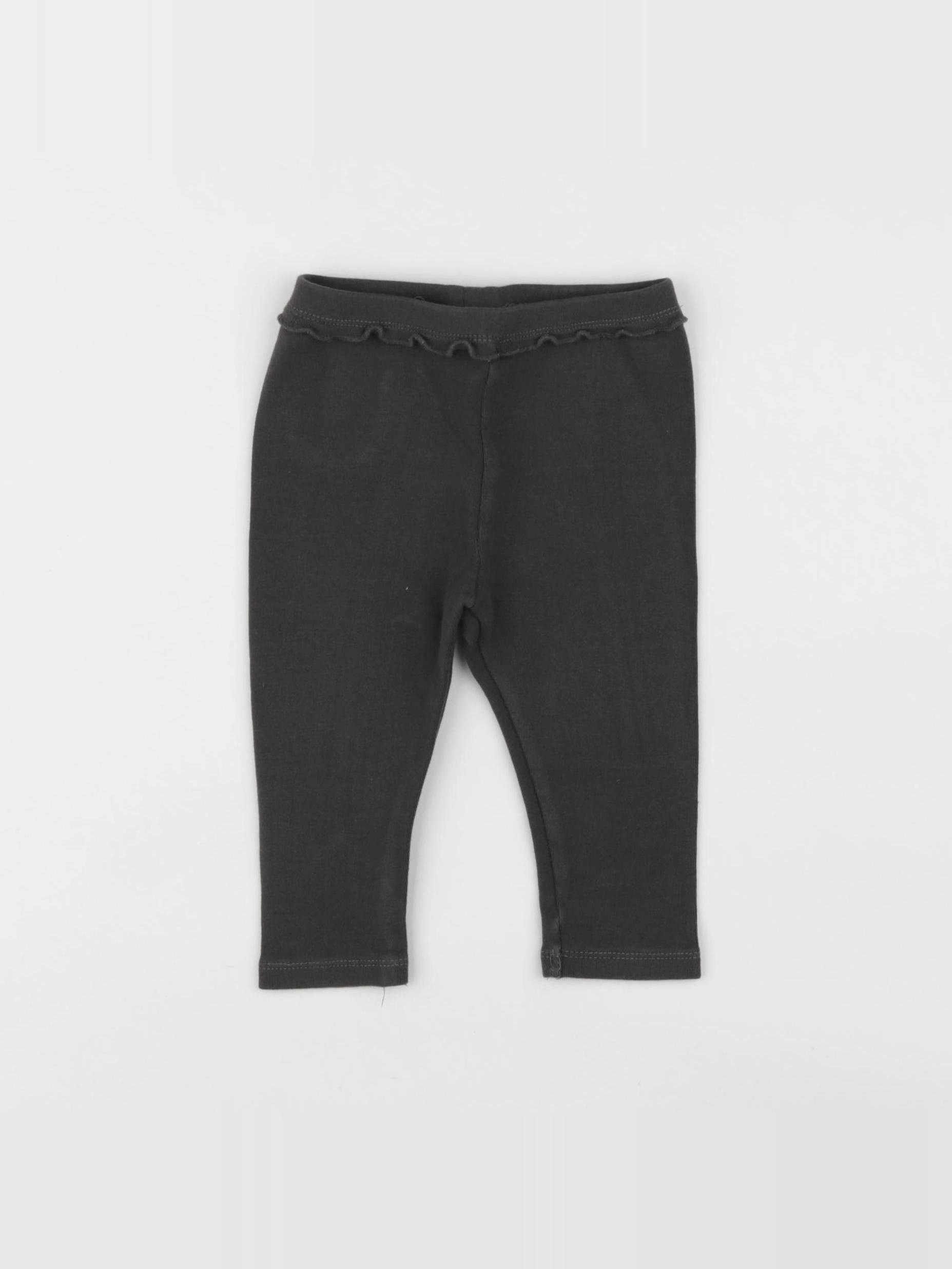 Zara - legging gris - 6/9 mois